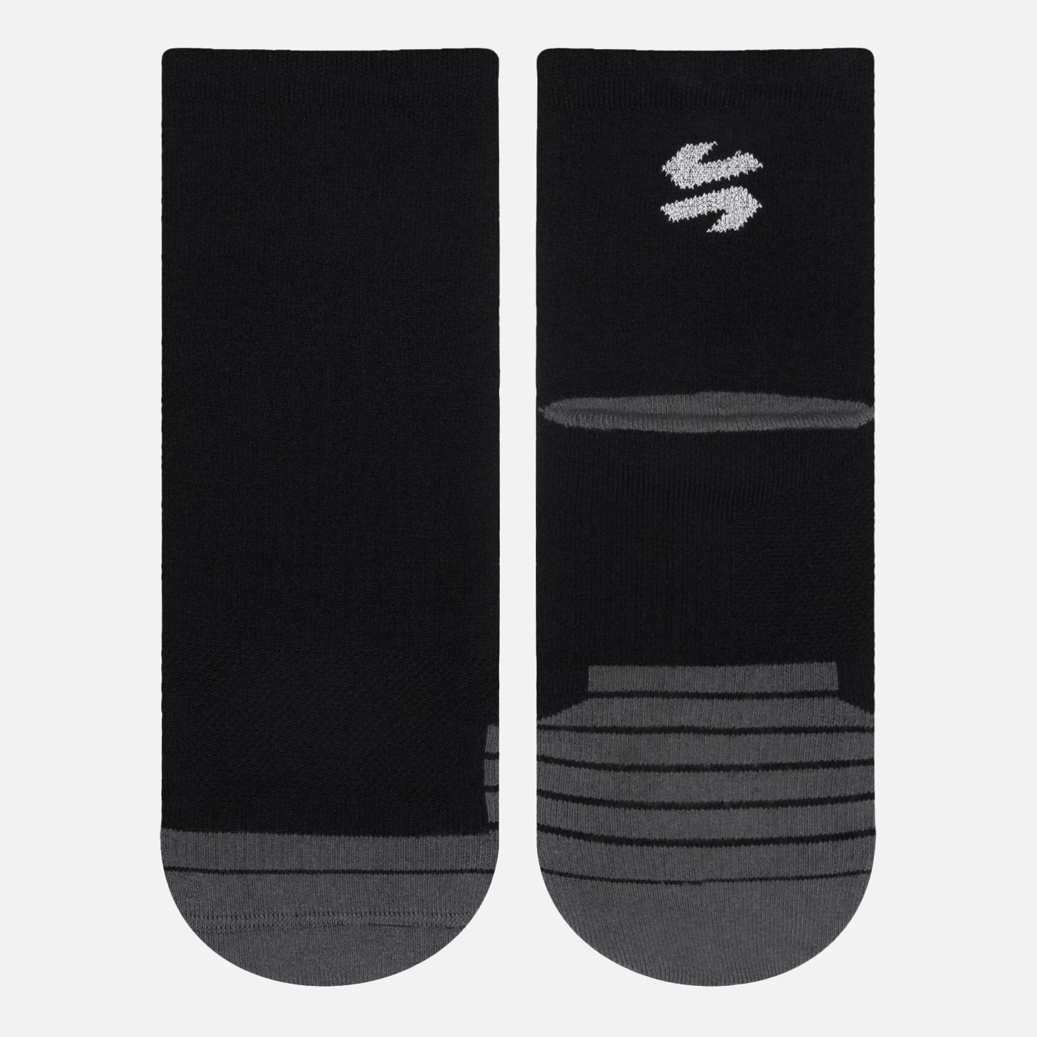 Calcetines Hombre Stride Running Mid Socks Negro Vulcano - Image 4