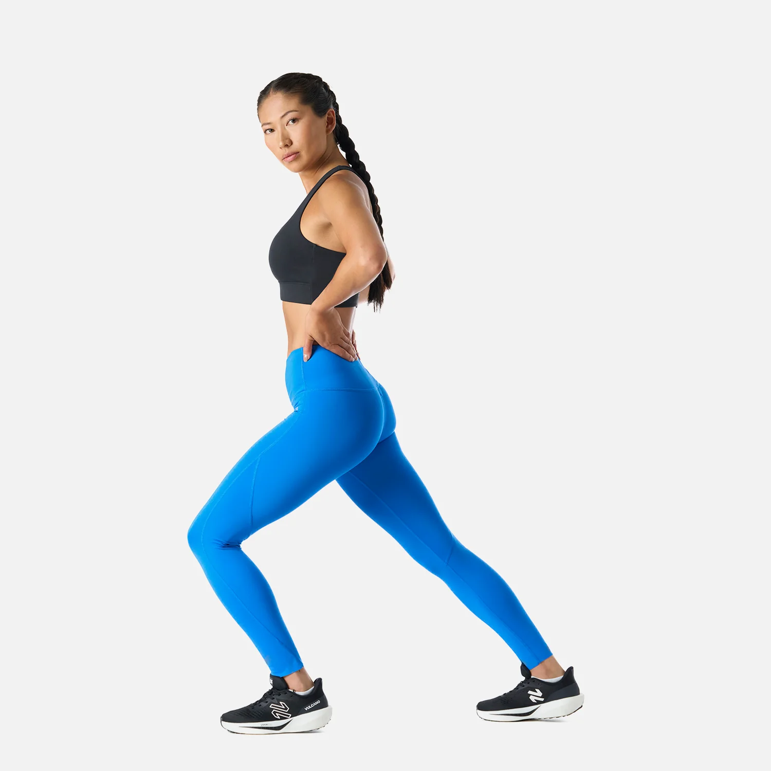 Calza Mujer Built To Move 7/8 High Rise Leggins Azul Vulcano - Image 3