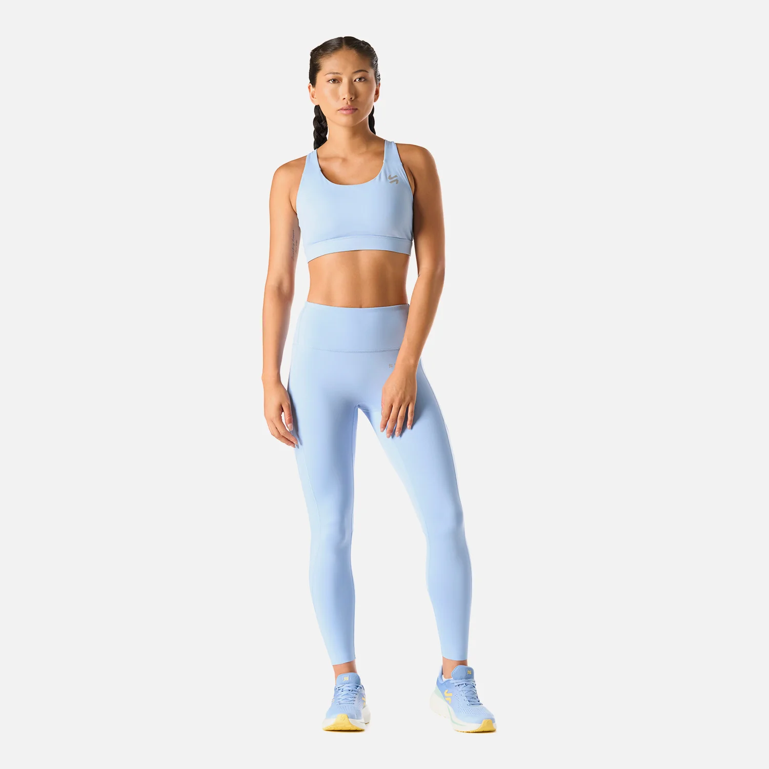 Calza Mujer Built To Move 7/8 High Rise Leggins Celeste Vulcano - Image 7