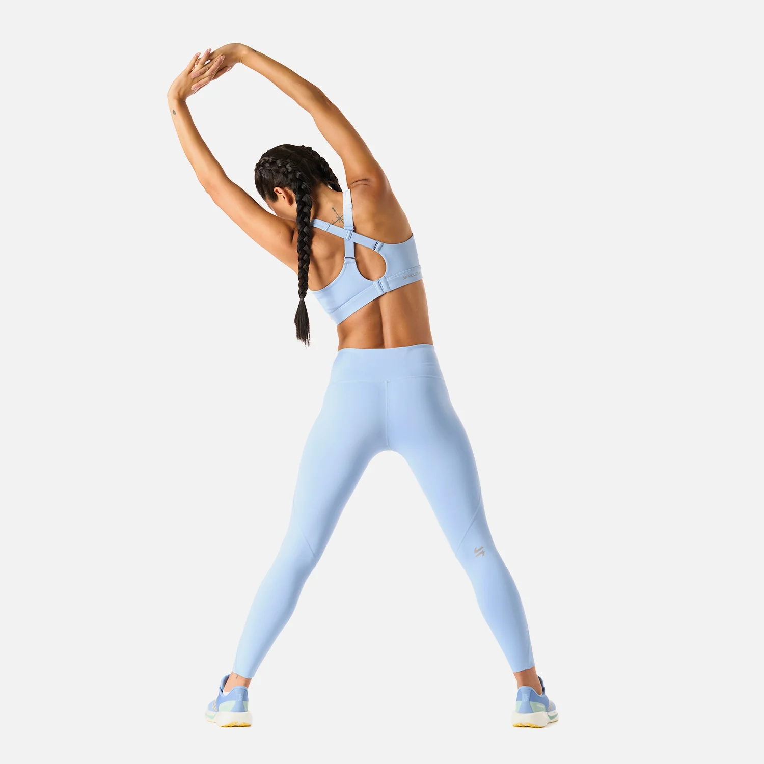 Calza Mujer Built To Move 7/8 High Rise Leggins Celeste Vulcano - Image 8