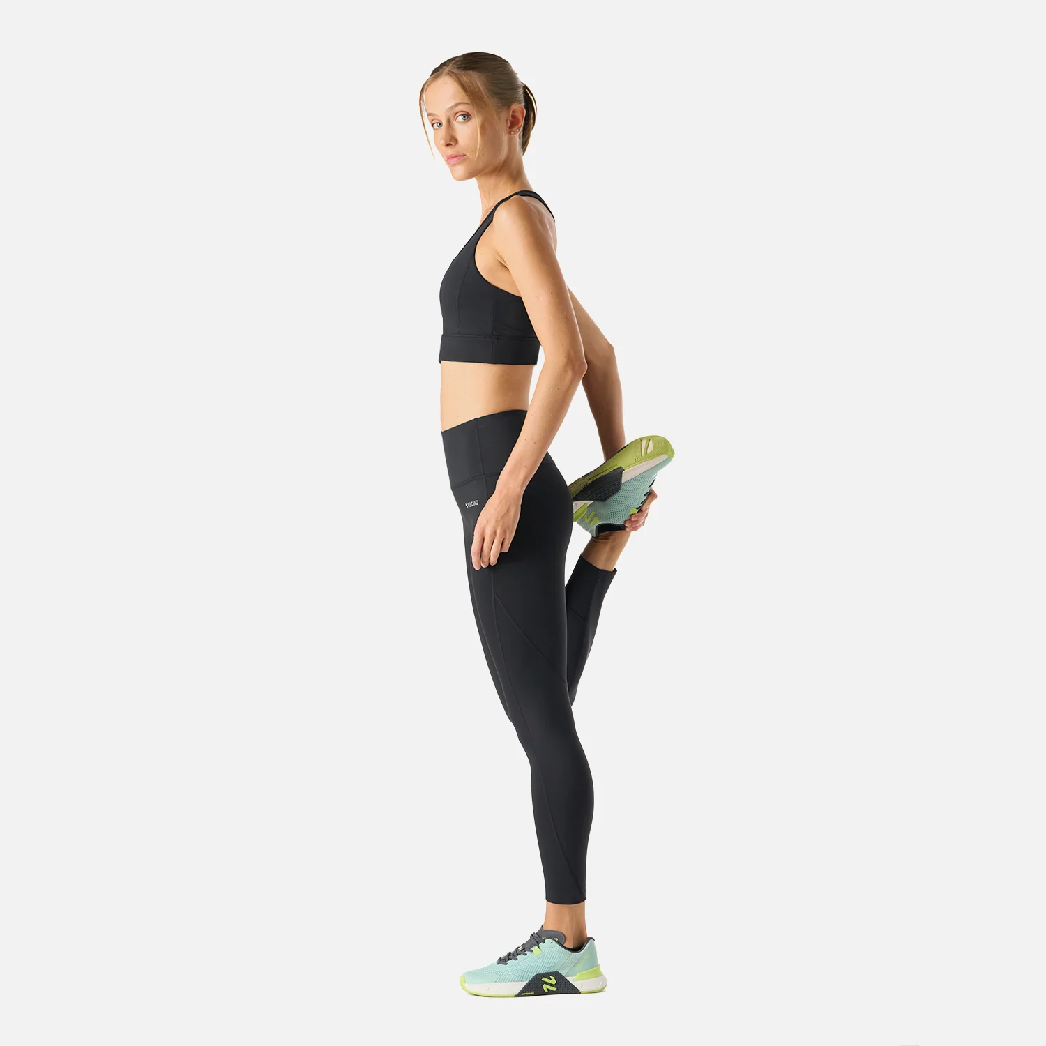 Calza Mujer Built To Move 7/8 High Rise Leggins Negro Vulcano - Image 3