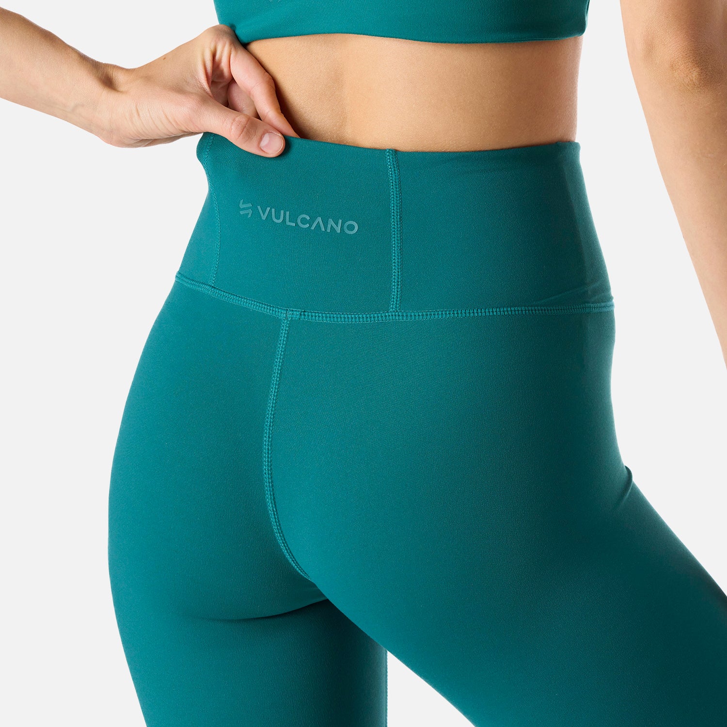 Calza Mujer Tempo 7/8 Super High Rise Leggins Petroleo Vulcano - Image 6