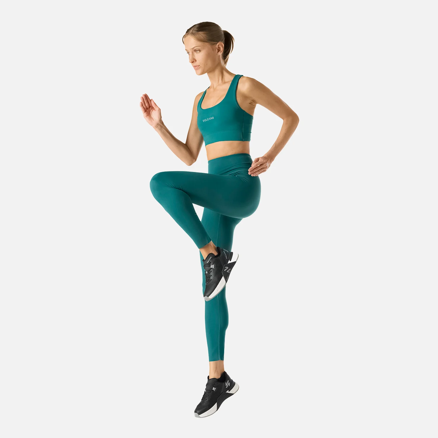 Calza Mujer Tempo 7/8 Super High Rise Leggins Petroleo Vulcano - Image 7