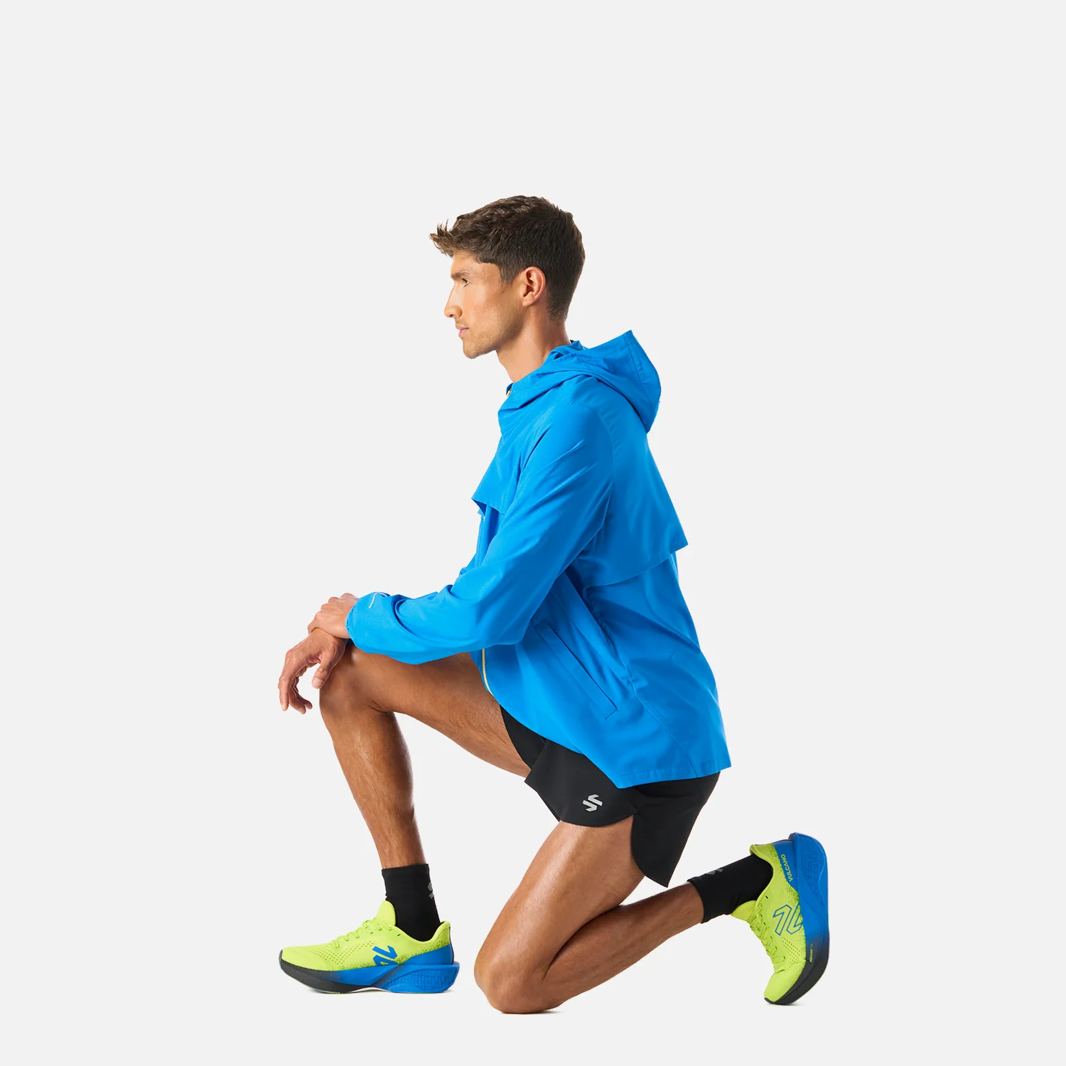 Chaqueta Hombre Built To Move Pro Windbreaker Jacket Azul Vulcano - Image 4