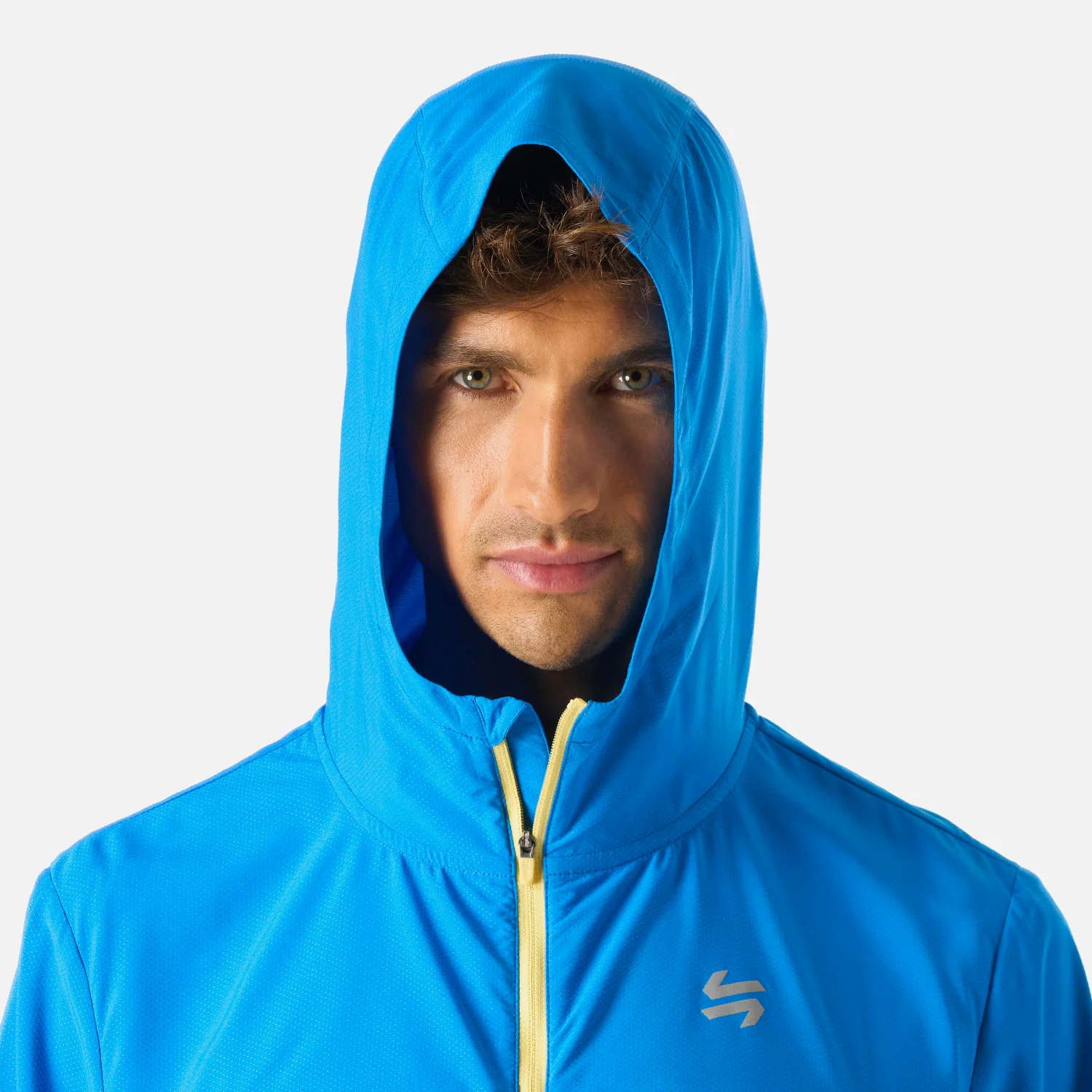 Chaqueta Hombre Built To Move Pro Windbreaker Jacket Azul Vulcano - Image 6