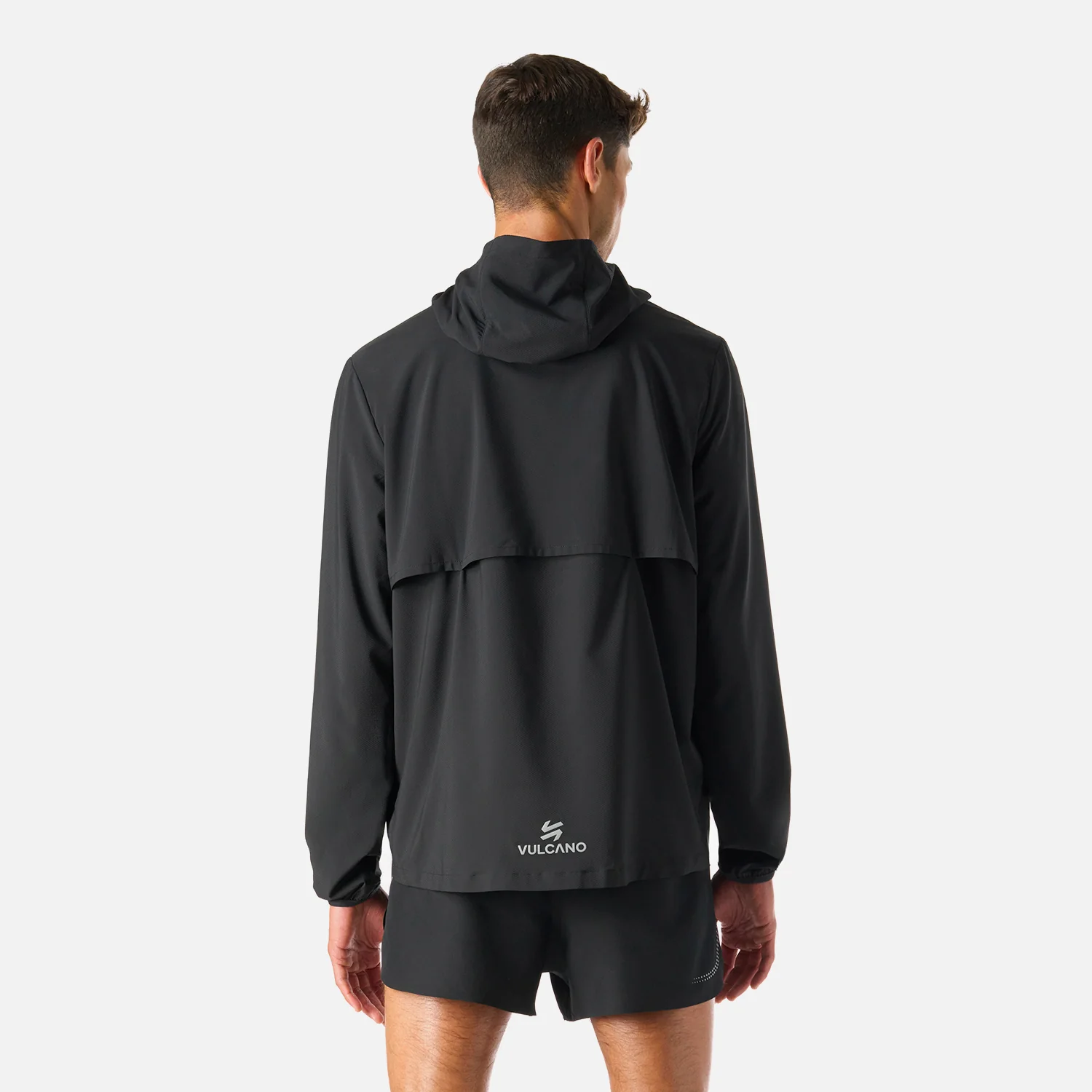 Chaqueta Hombre Built To Move Pro Windbreaker Jacket Negro Vulcano - Image 5
