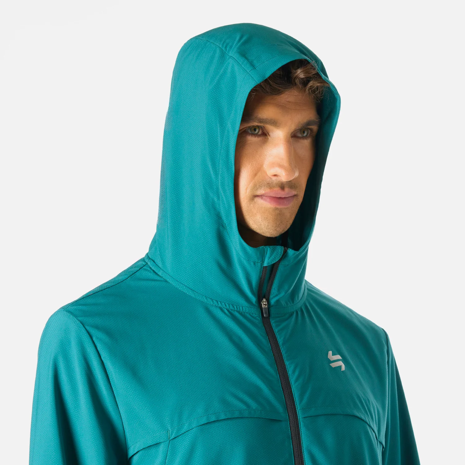 Chaqueta Hombre Built To Move Pro Windbreaker Jacket Petroleo Vulcano - Image 6