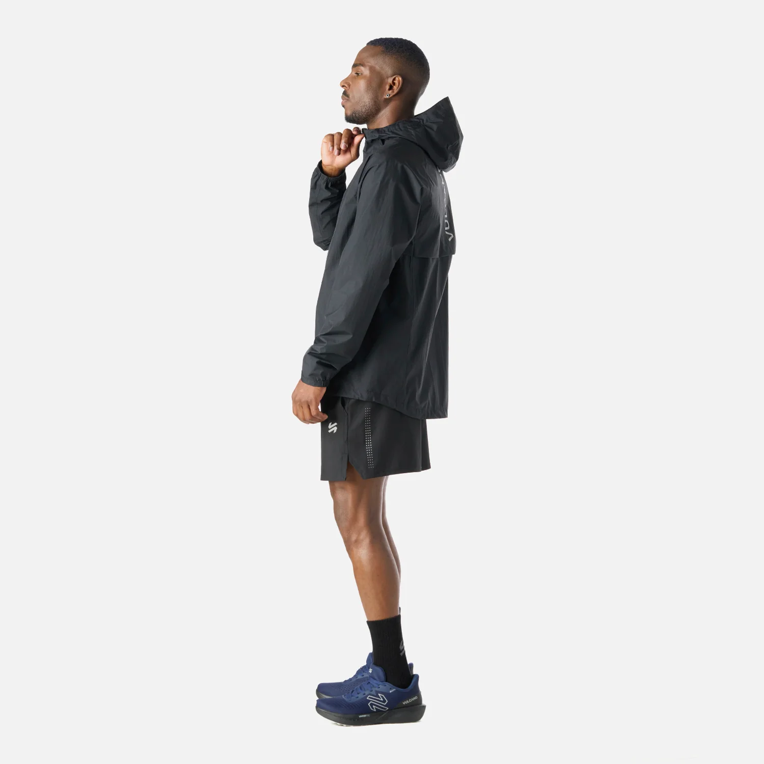 Chaqueta Hombre Built To Move Waterproof Jacket Negro Vulcano - Image 3
