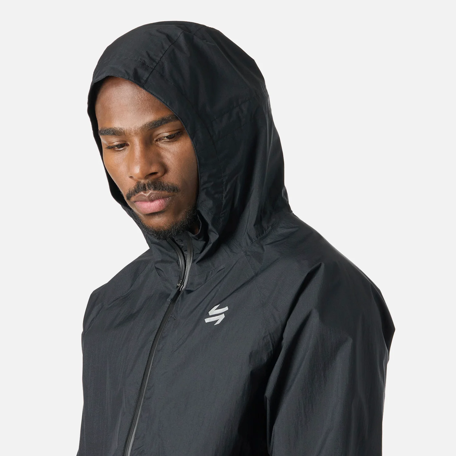 Chaqueta Hombre Built To Move Waterproof Jacket Negro Vulcano - Image 5