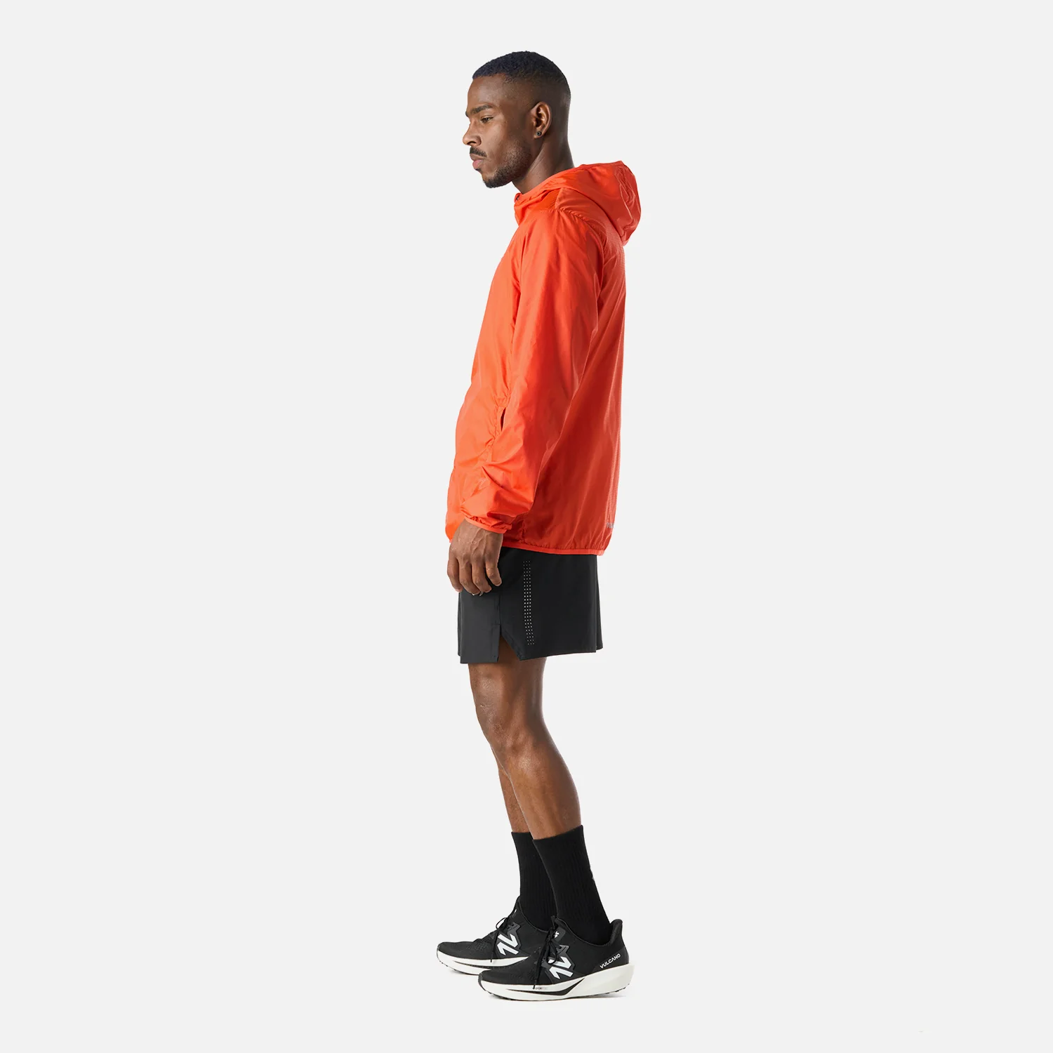 Chaqueta Hombre Built To Move Windbreaker Jacket Naranjo Vulcano - Image 3
