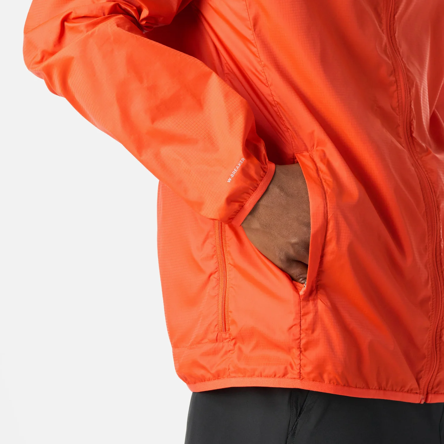 Chaqueta Hombre Built To Move Windbreaker Jacket Naranjo Vulcano - Image 6