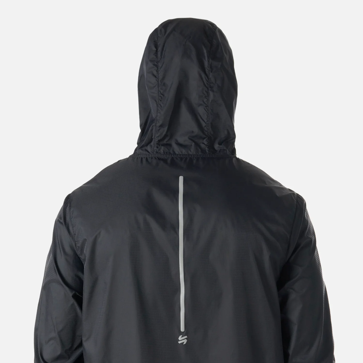 Chaqueta Hombre Built To Move Windbreaker Jacket Negro Vulcano - Image 7