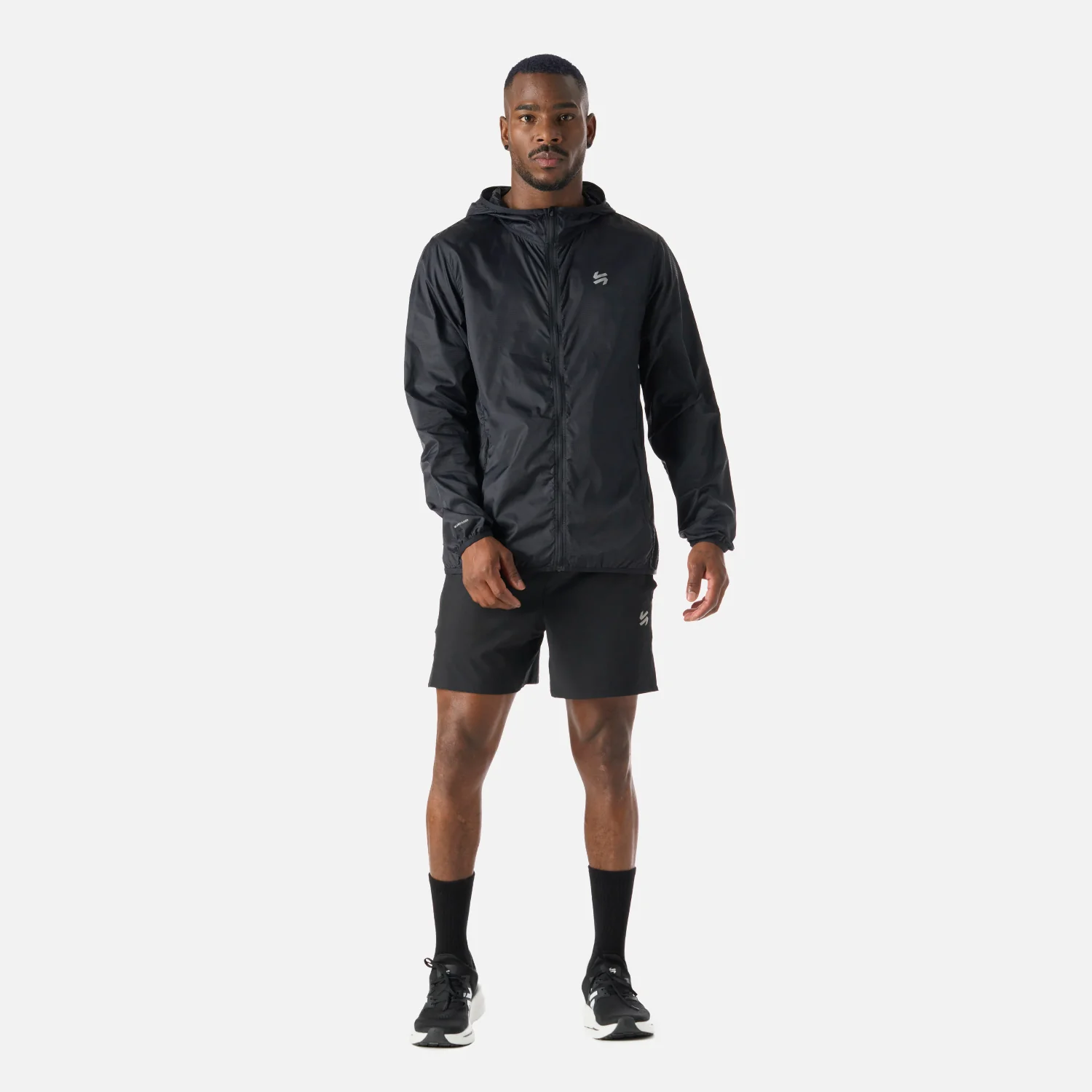 Chaqueta Hombre Built To Move Windbreaker Jacket Negro Vulcano - Image 9