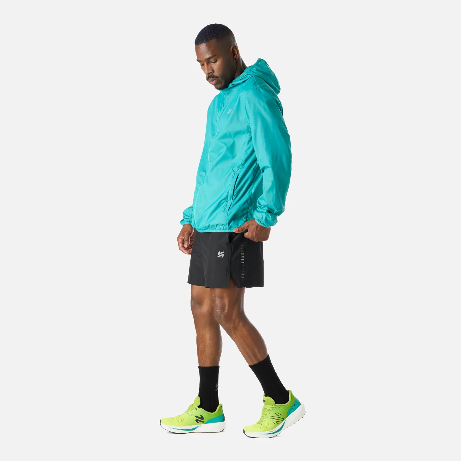 Chaqueta Hombre Built To Move Windbreaker Jacket Turquesa Vulcano - Image 3