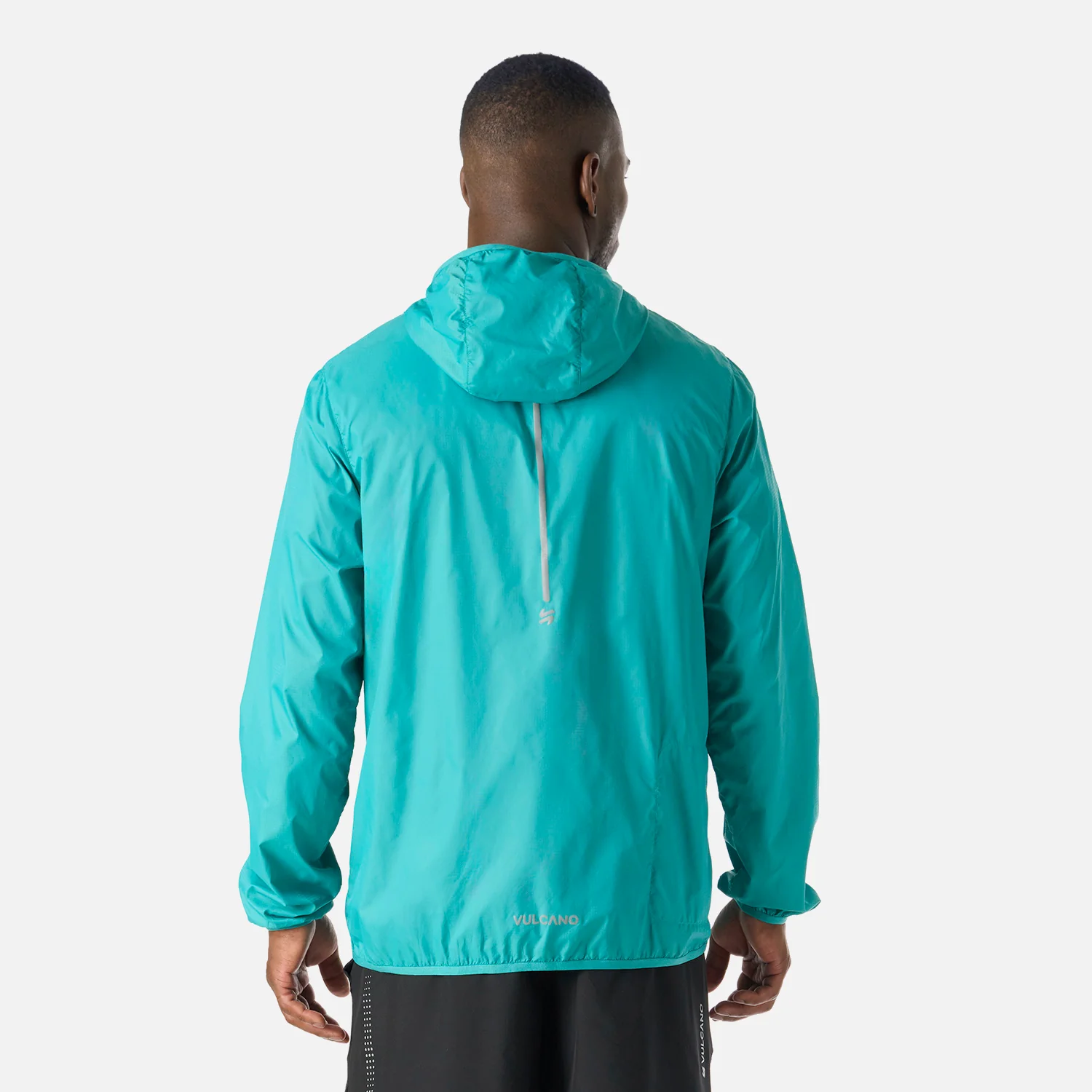 Chaqueta Hombre Built To Move Windbreaker Jacket Turquesa Vulcano - Image 4