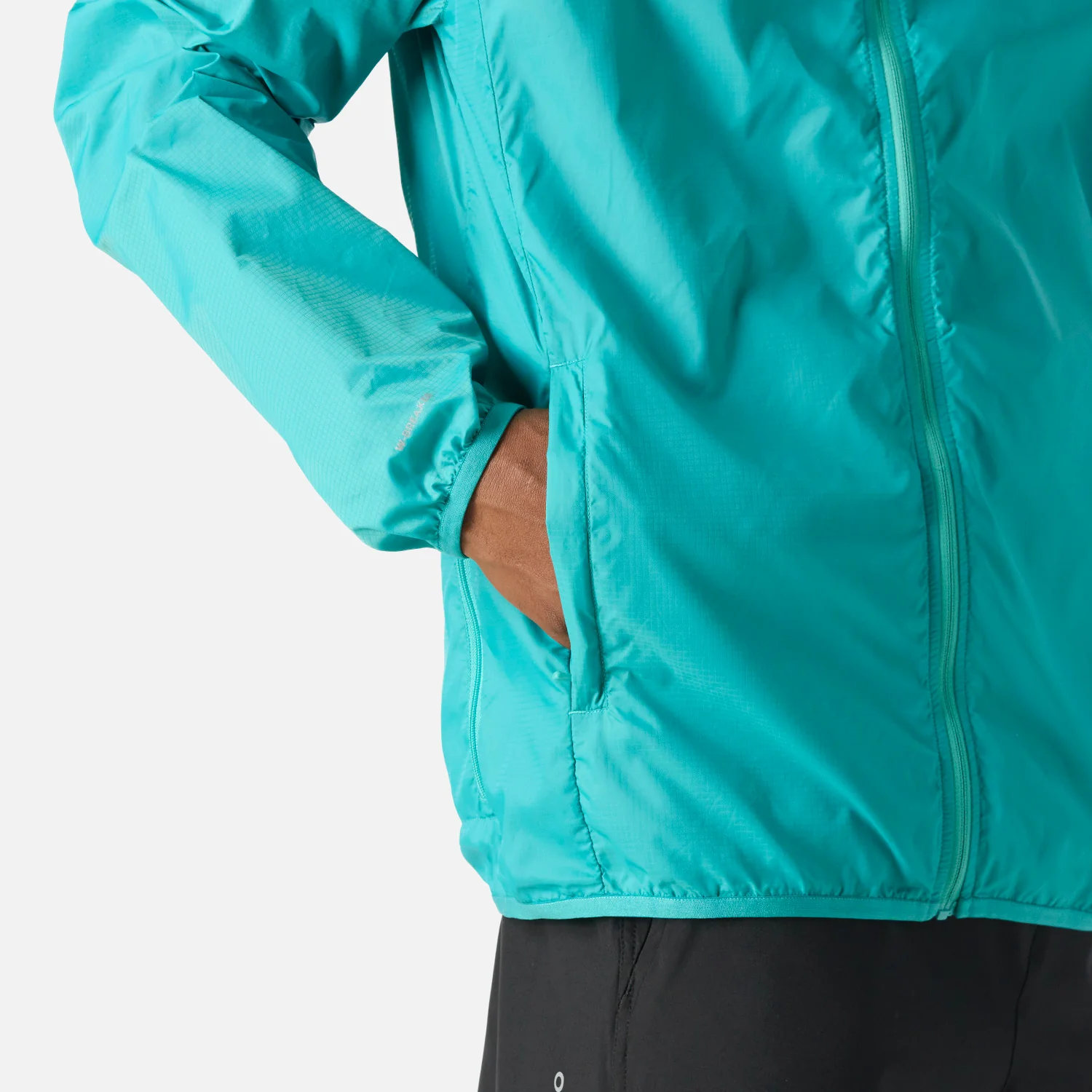 Chaqueta Hombre Built To Move Windbreaker Jacket Turquesa Vulcano - Image 6