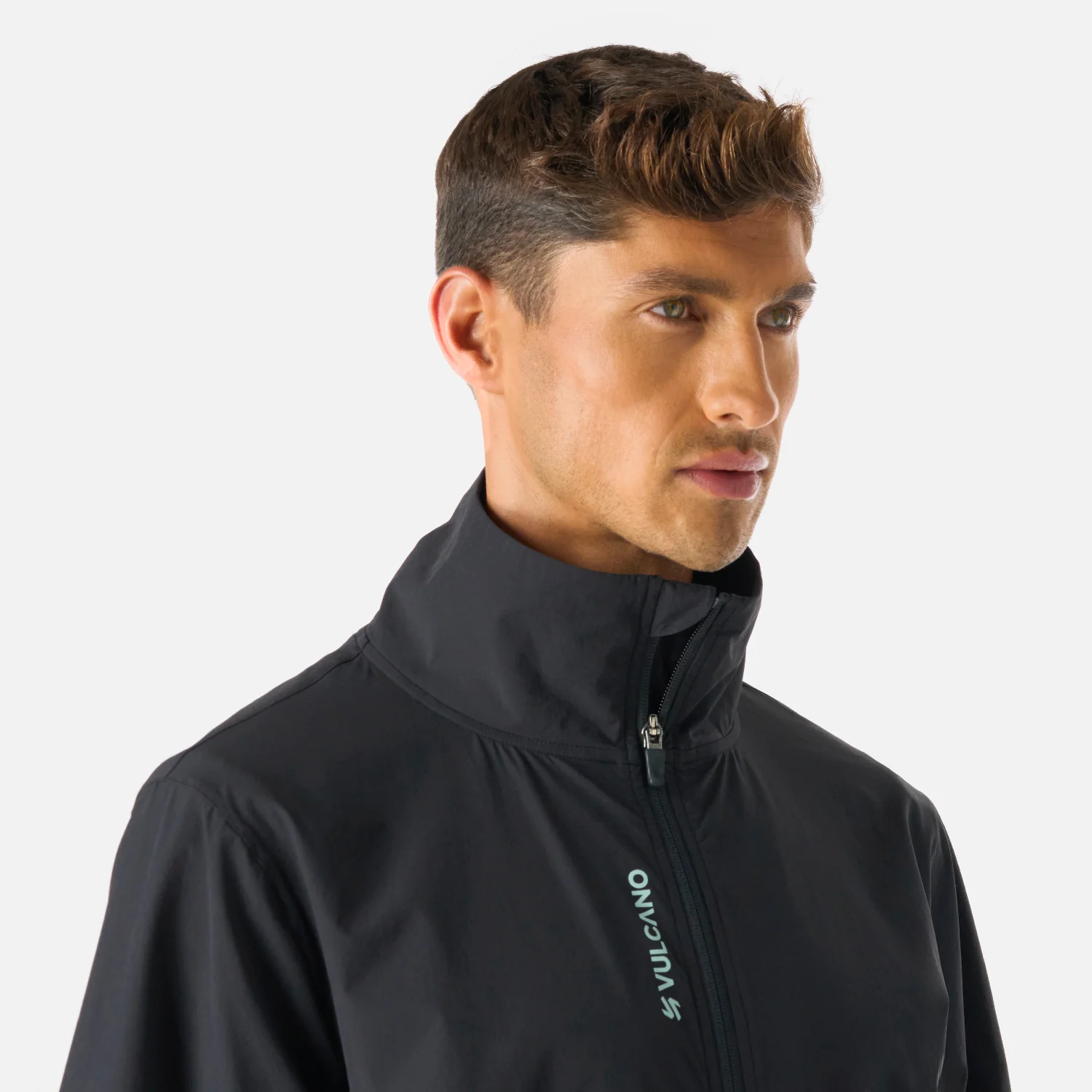 Chaqueta Hombre Tempo Full Zip Windbreaker Jacket Jade Vulcano - Image 5