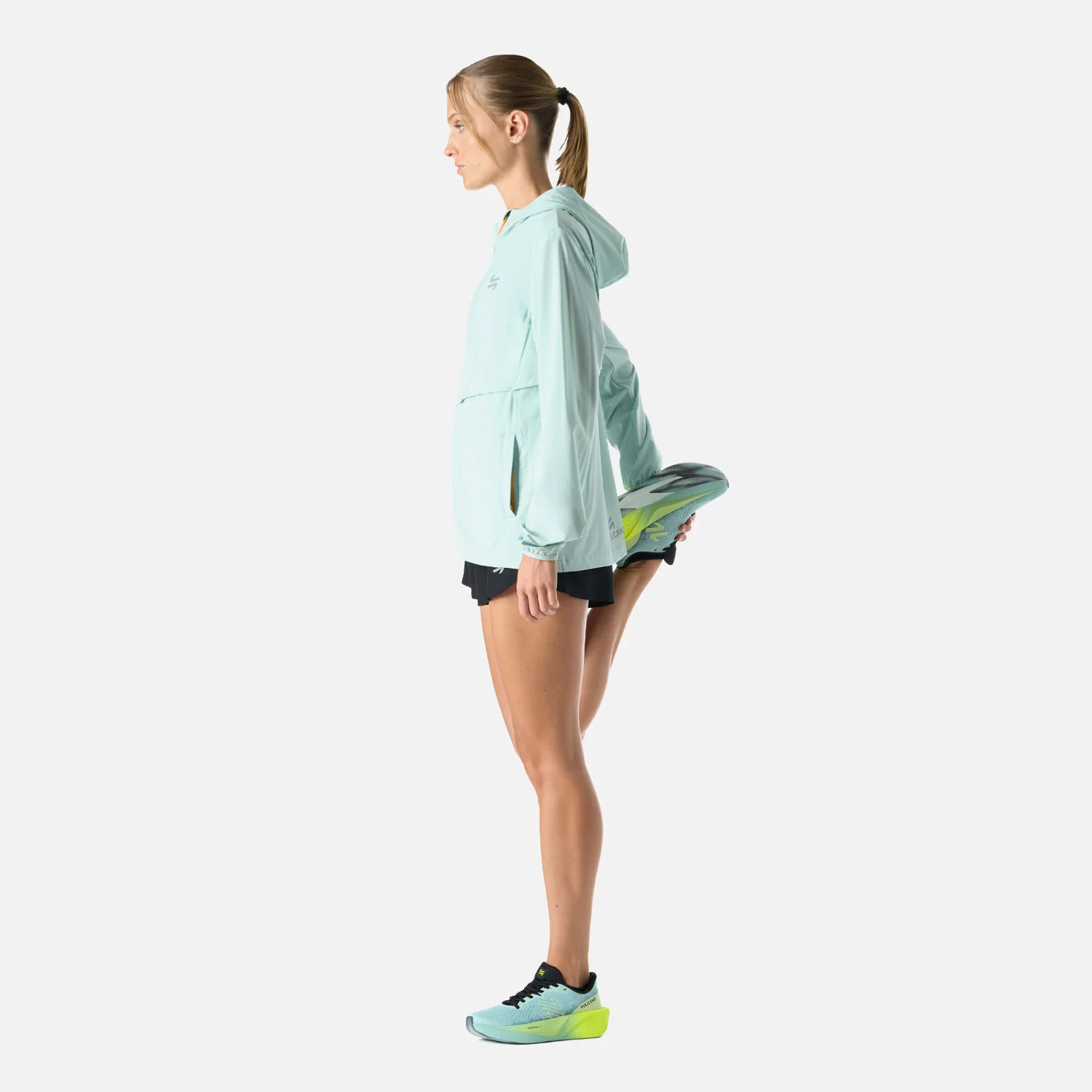 Chaqueta Mujer Built To Move Pro Windbreaker Jacket Jade Vulcano - Image 3