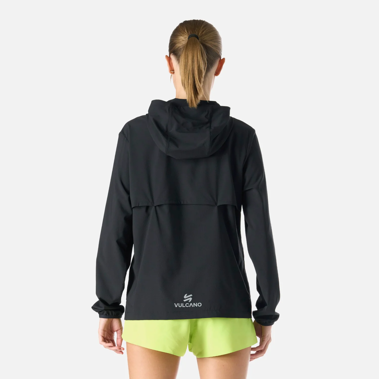 Chaqueta Mujer Built To Move Pro Windbreaker Jacket Negro Vulcano - Image 4