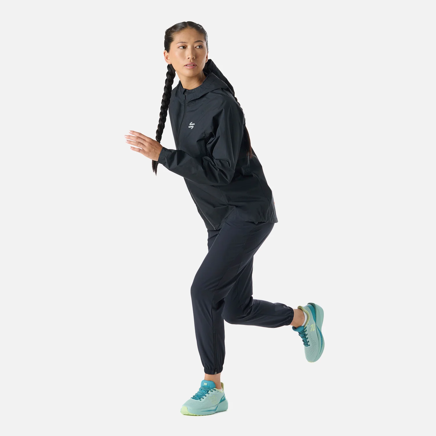 Chaqueta Mujer Built To Move Waterproof Jacket Negro Vulcano - Image 8