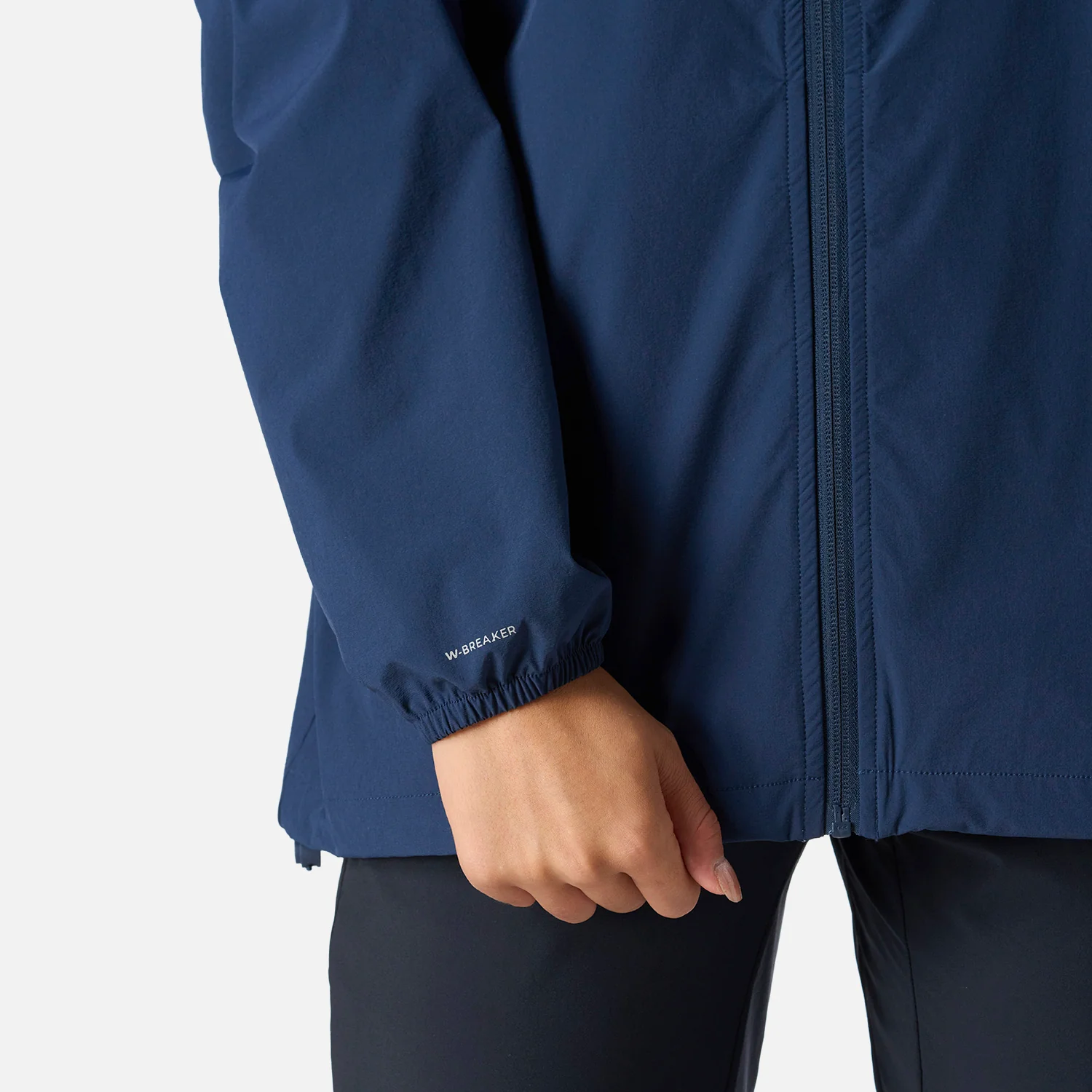 Chaqueta Mujer Tempo Full Zip Windbreaker Jacket Celeste Vulcano - Image 7