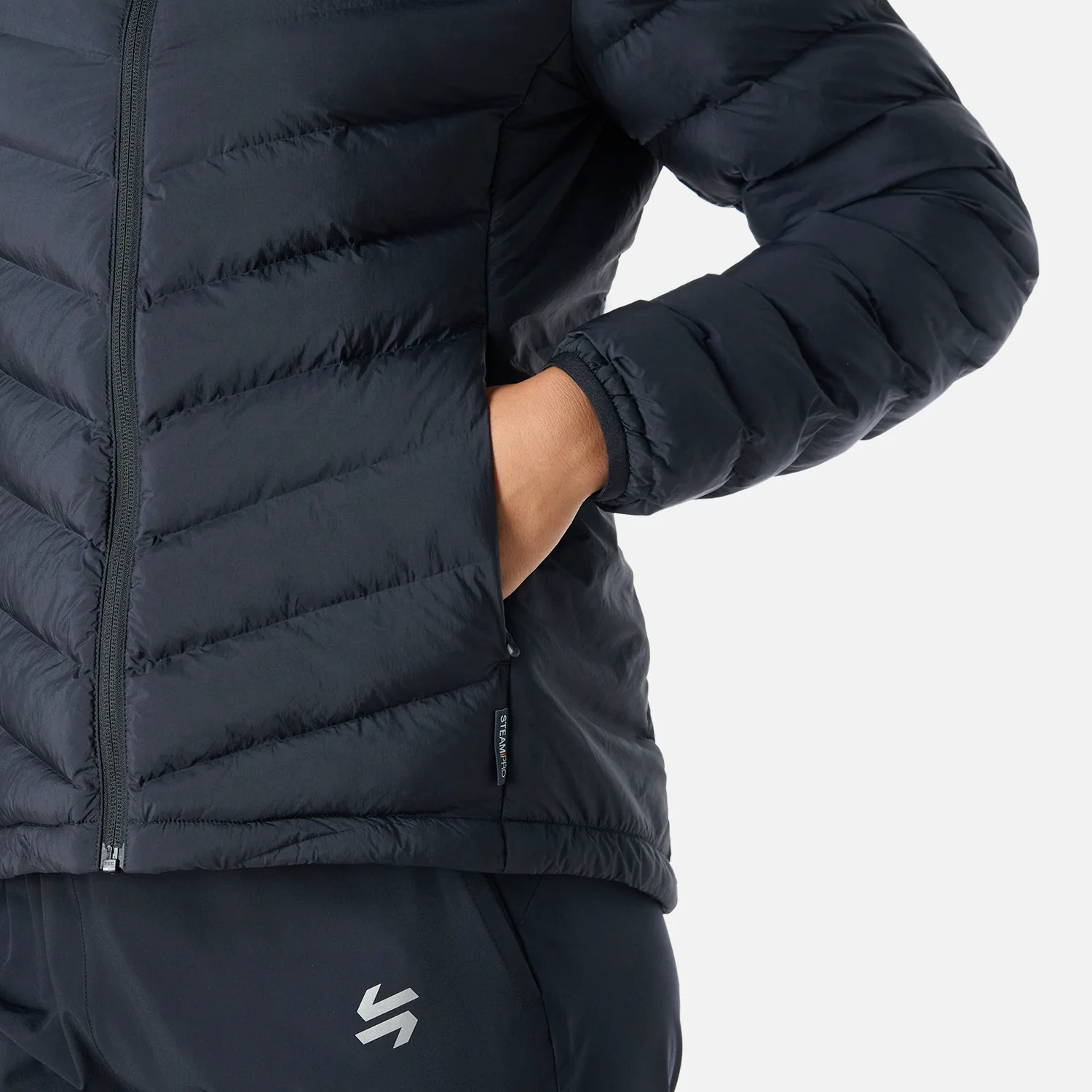 Chaqueta Mujer Tempo Steam-Pro Jacket Negro Vulcano - Image 6