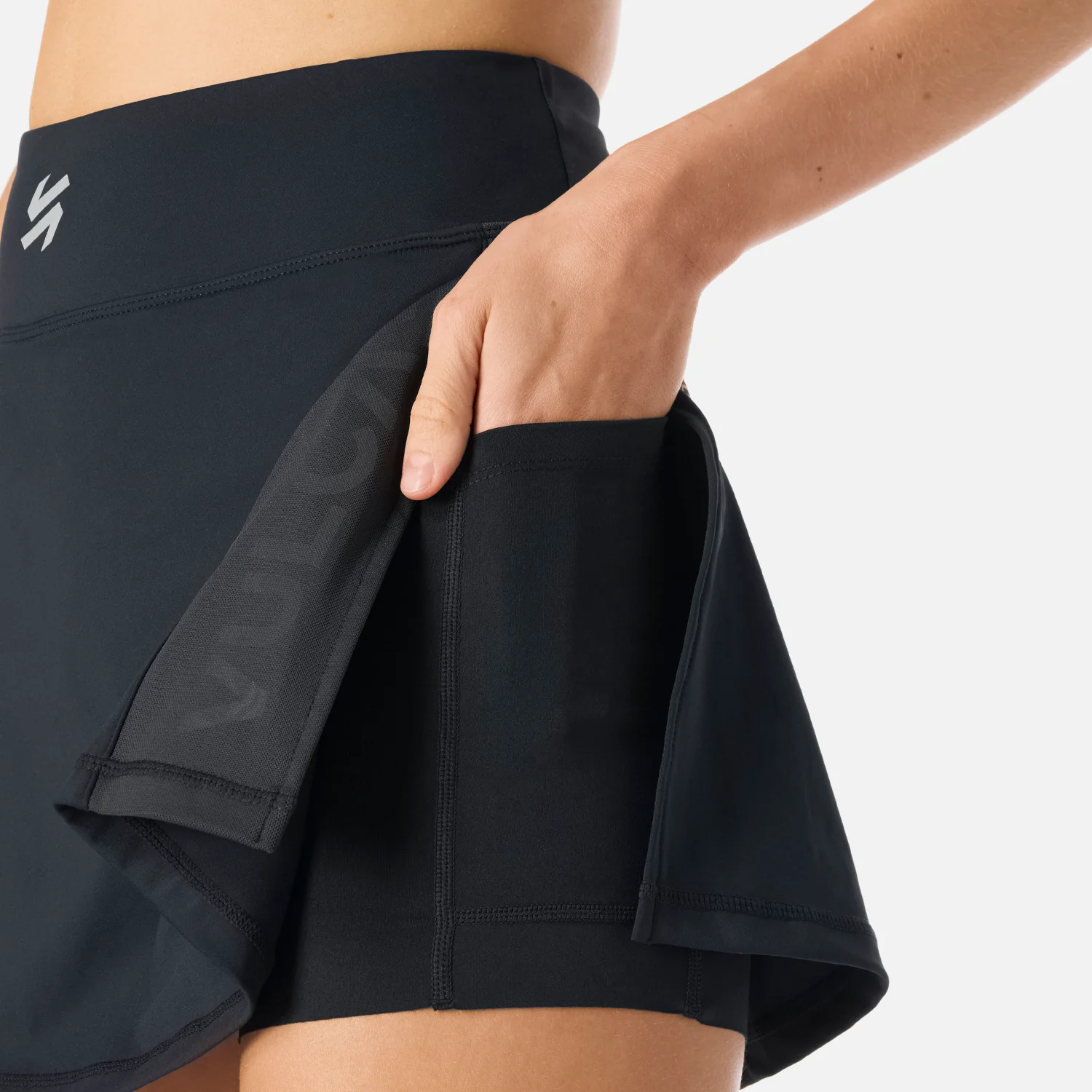 Falda Mujer Built To Move Skirt Negro Vulcano - Image 6
