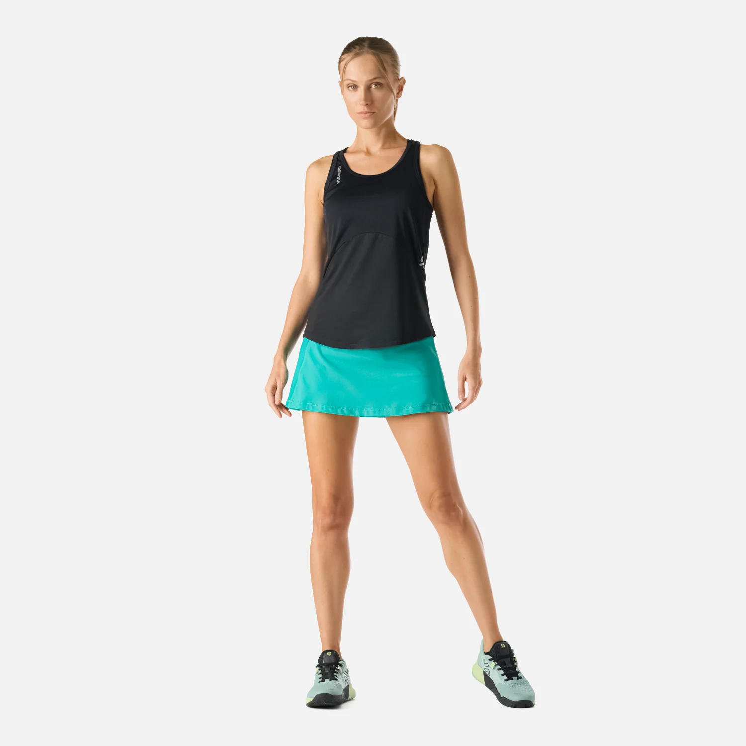 Falda Mujer Built To Move Skirt Turquesa Vulcano - Image 7