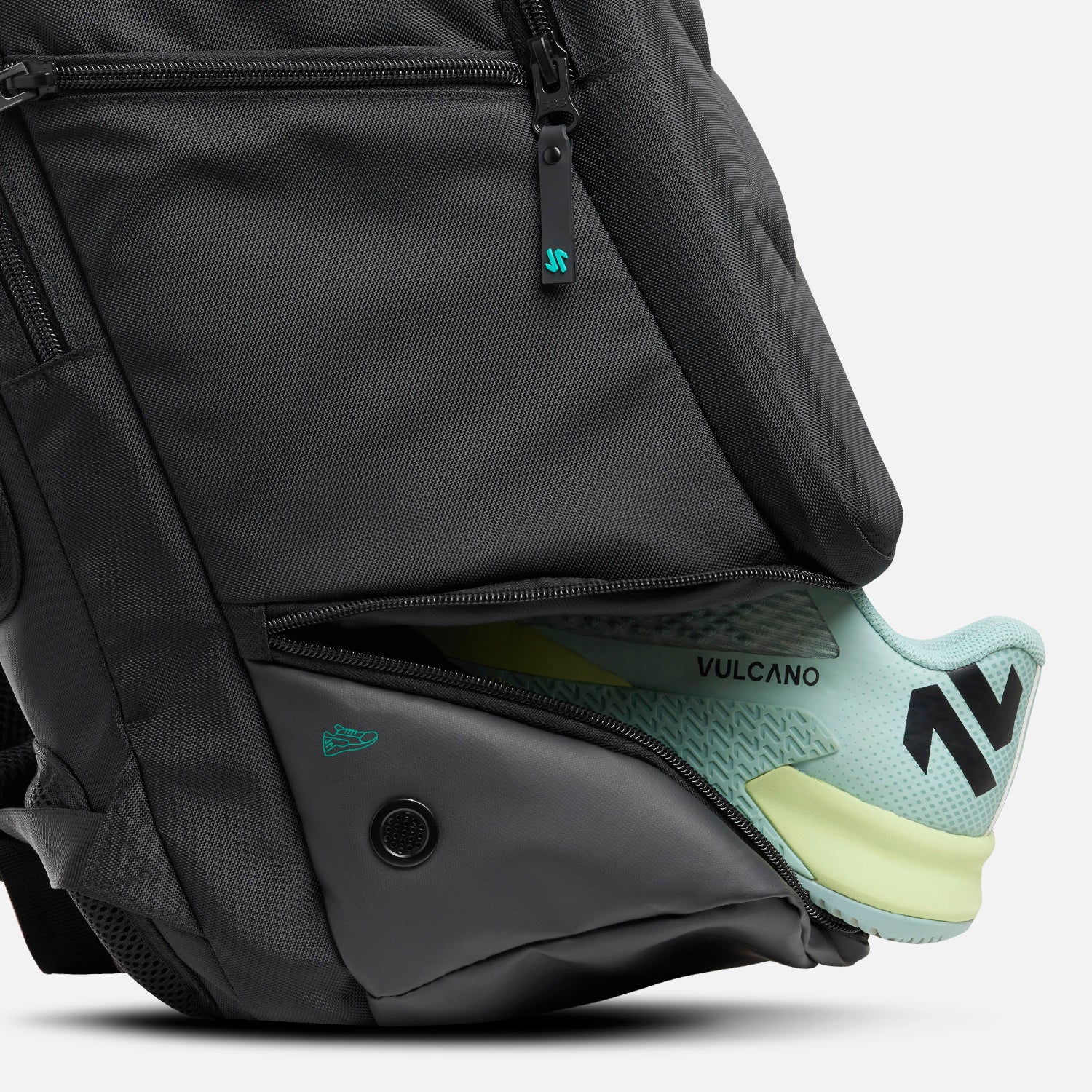 Mochila Mainshock Padel Backpack Negro Vulcano - Image 6
