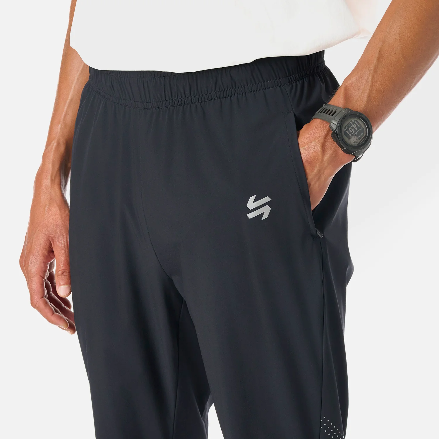 Pantalón Hombre Built To Move Pants Negro Vulcano - Image 5