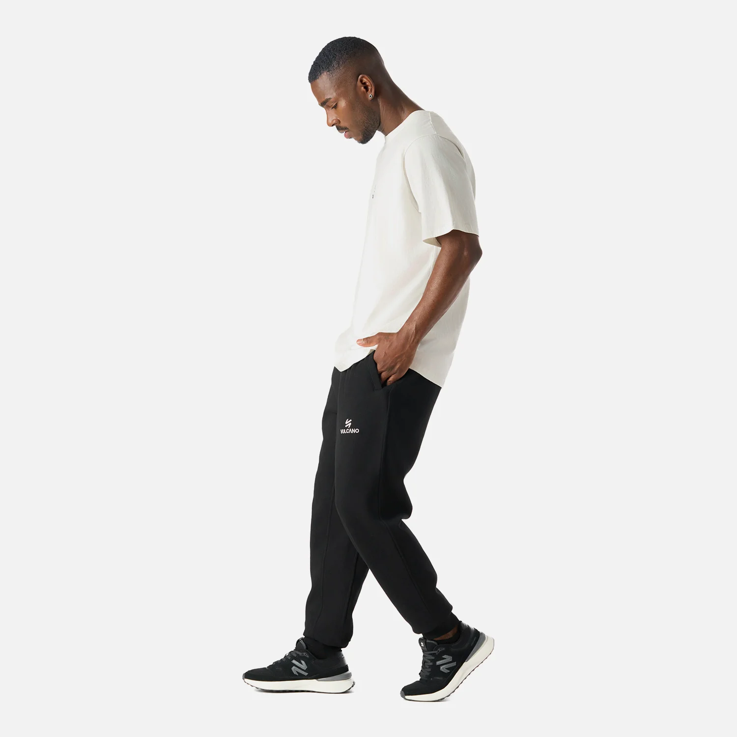 Pantalón Hombre Cool Down Jogger Pants Negro Vulcano - Image 3