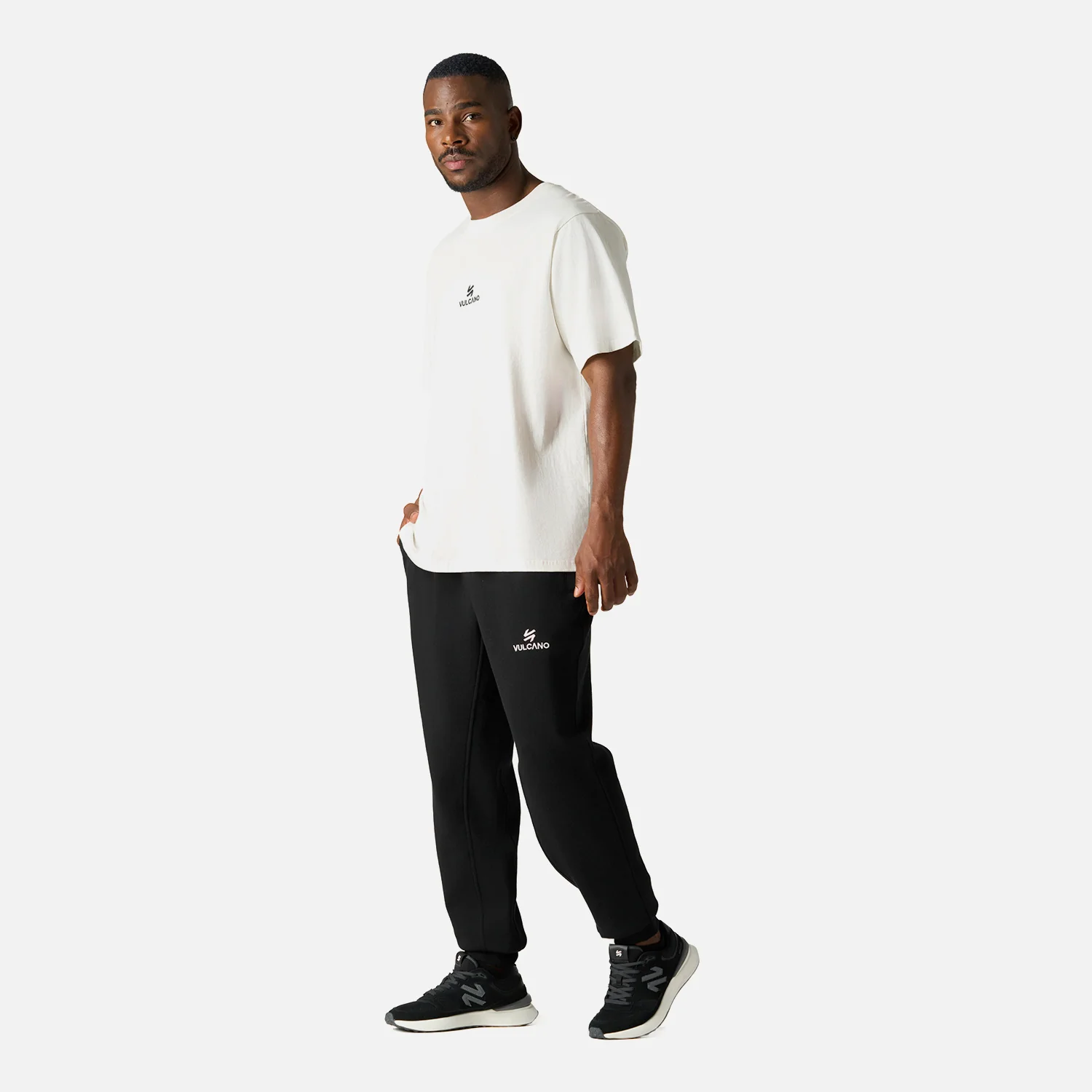 Pantalón Hombre Cool Down Jogger Pants Negro Vulcano - Image 7