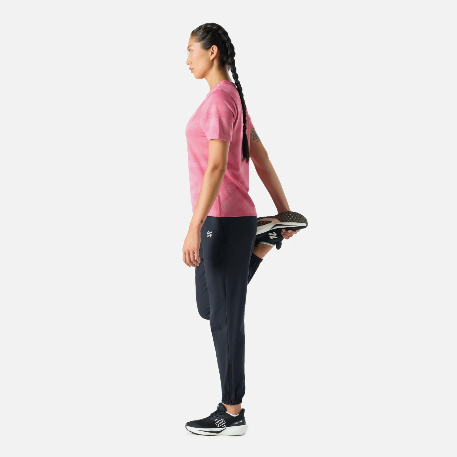 Pantalón Mujer Built To Move Pants Negro Vulcano - Image 3