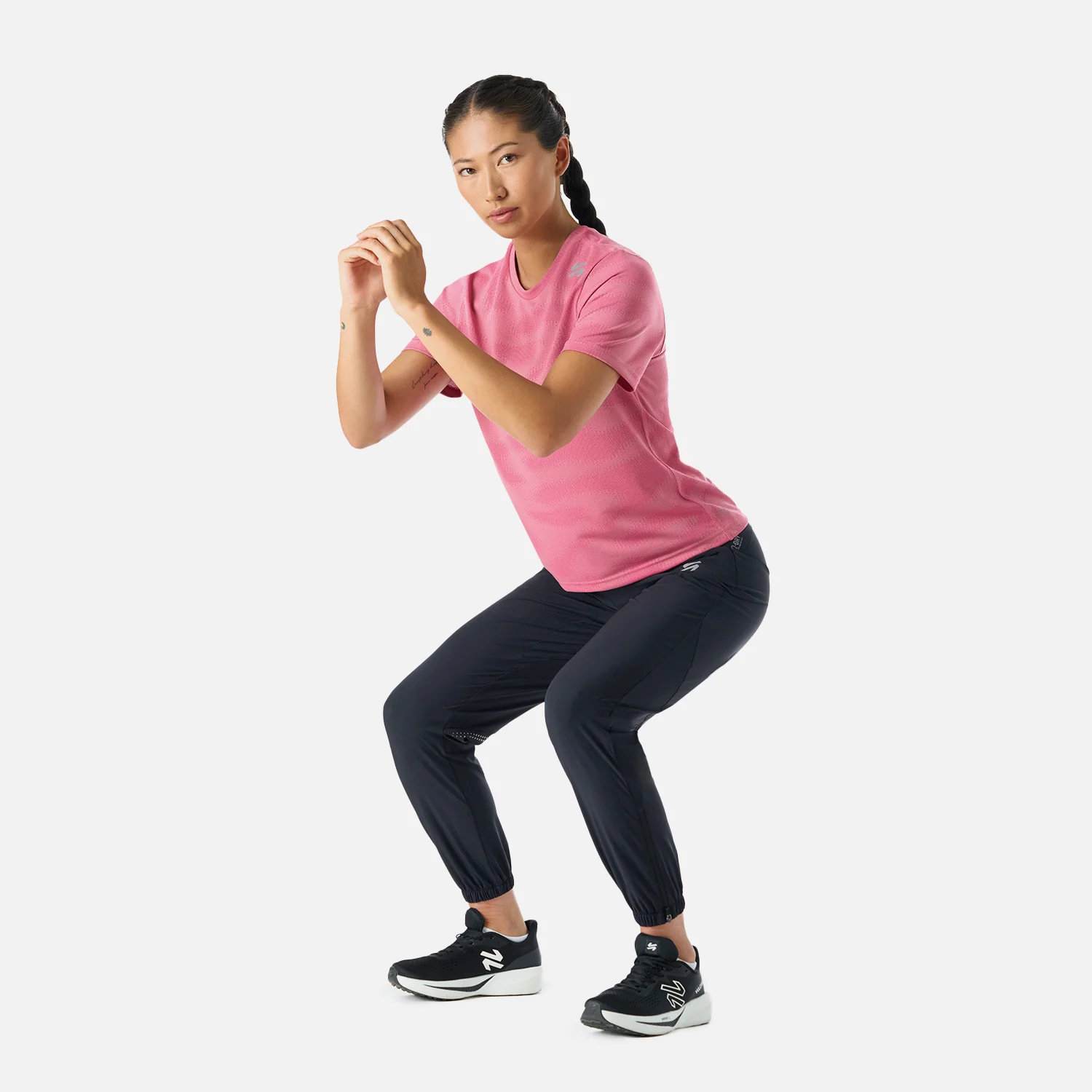 Pantalón Mujer Built To Move Pants Negro Vulcano - Image 9