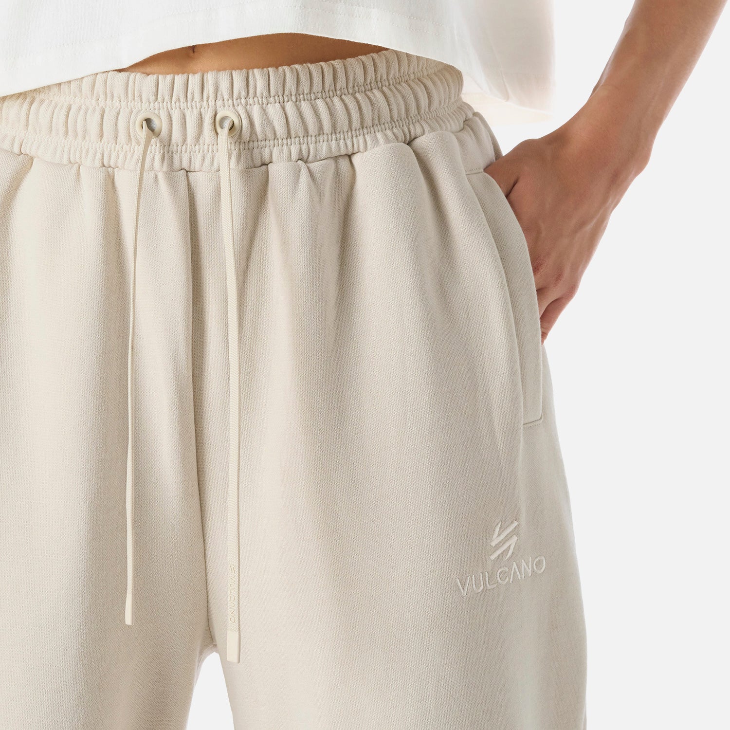 Pantalón Mujer Cool Down Jogger Pants Crema Vulcano - Image 5