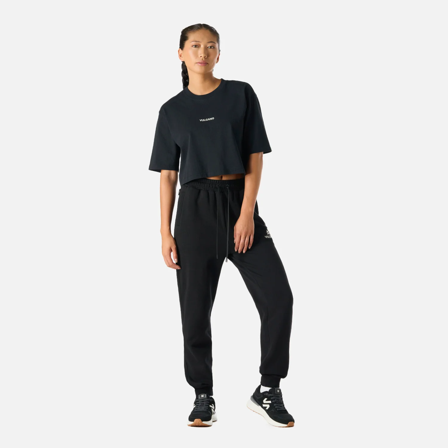 Pantalón Mujer Cool Down Jogger Pants Negro Vulcano - Image 6