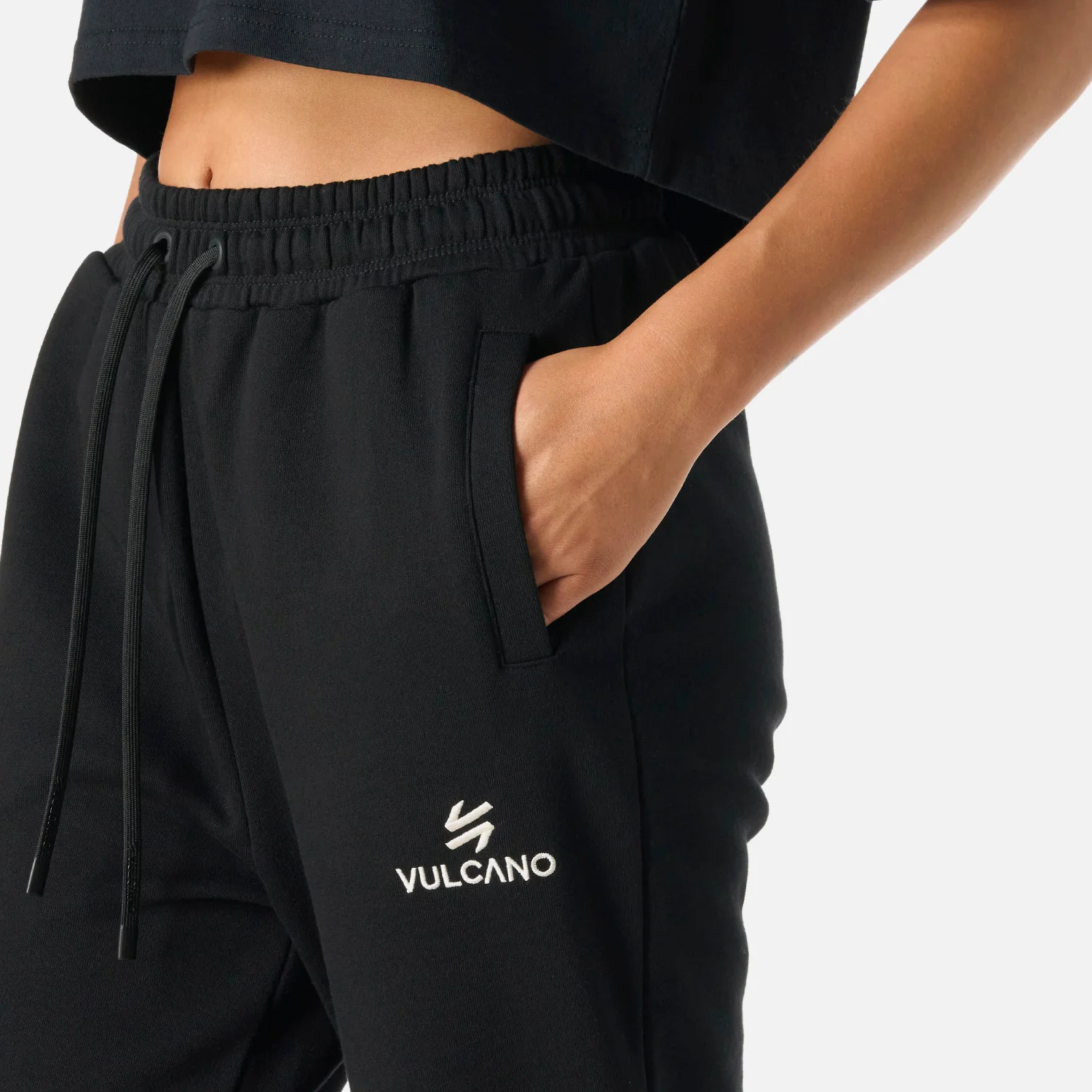 Pantalón Mujer Cool Down Jogger Pants Negro Vulcano - Image 5