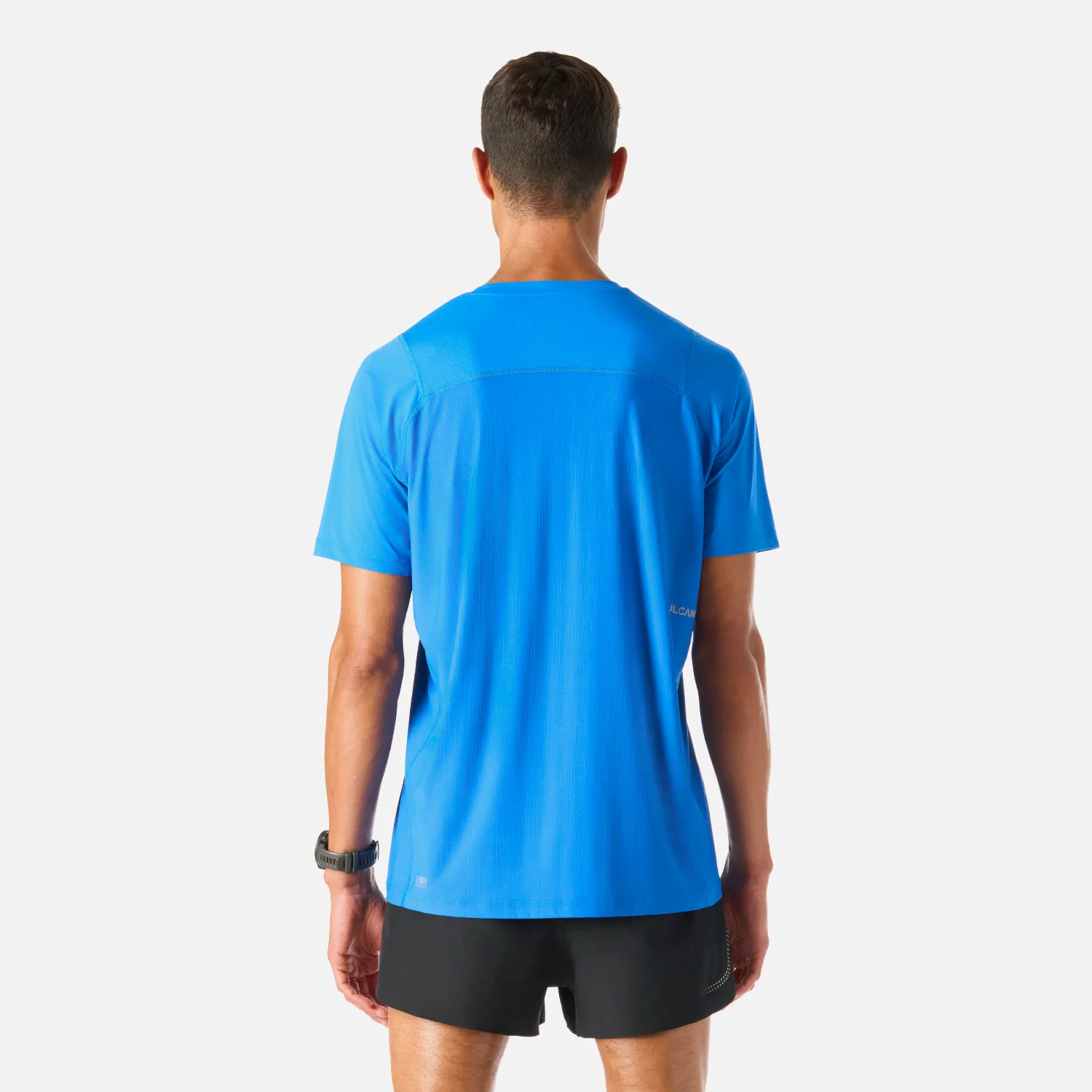 Polera Hombre Built To Move T-Shirt Azul Vulcano - Image 4