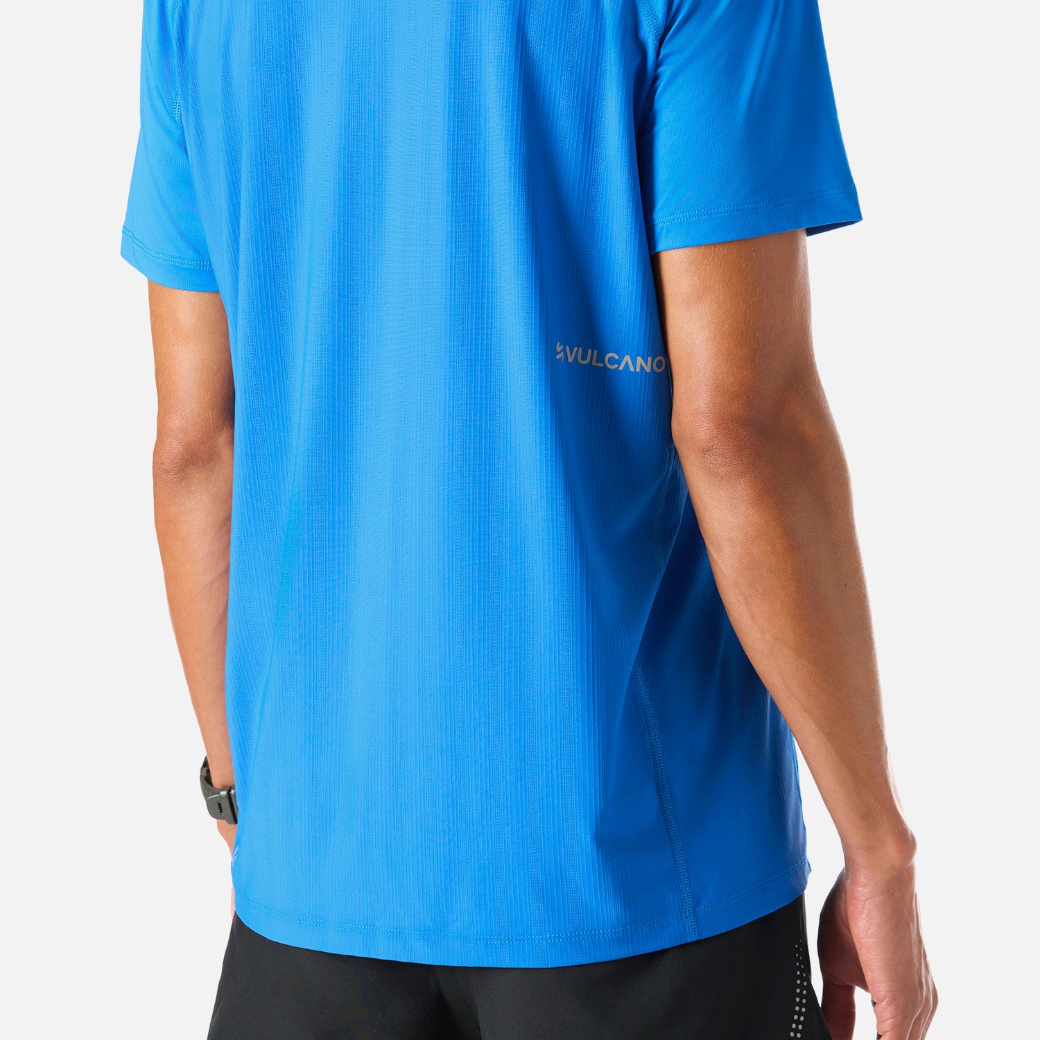 Polera Hombre Built To Move T-Shirt Azul Vulcano - Image 6