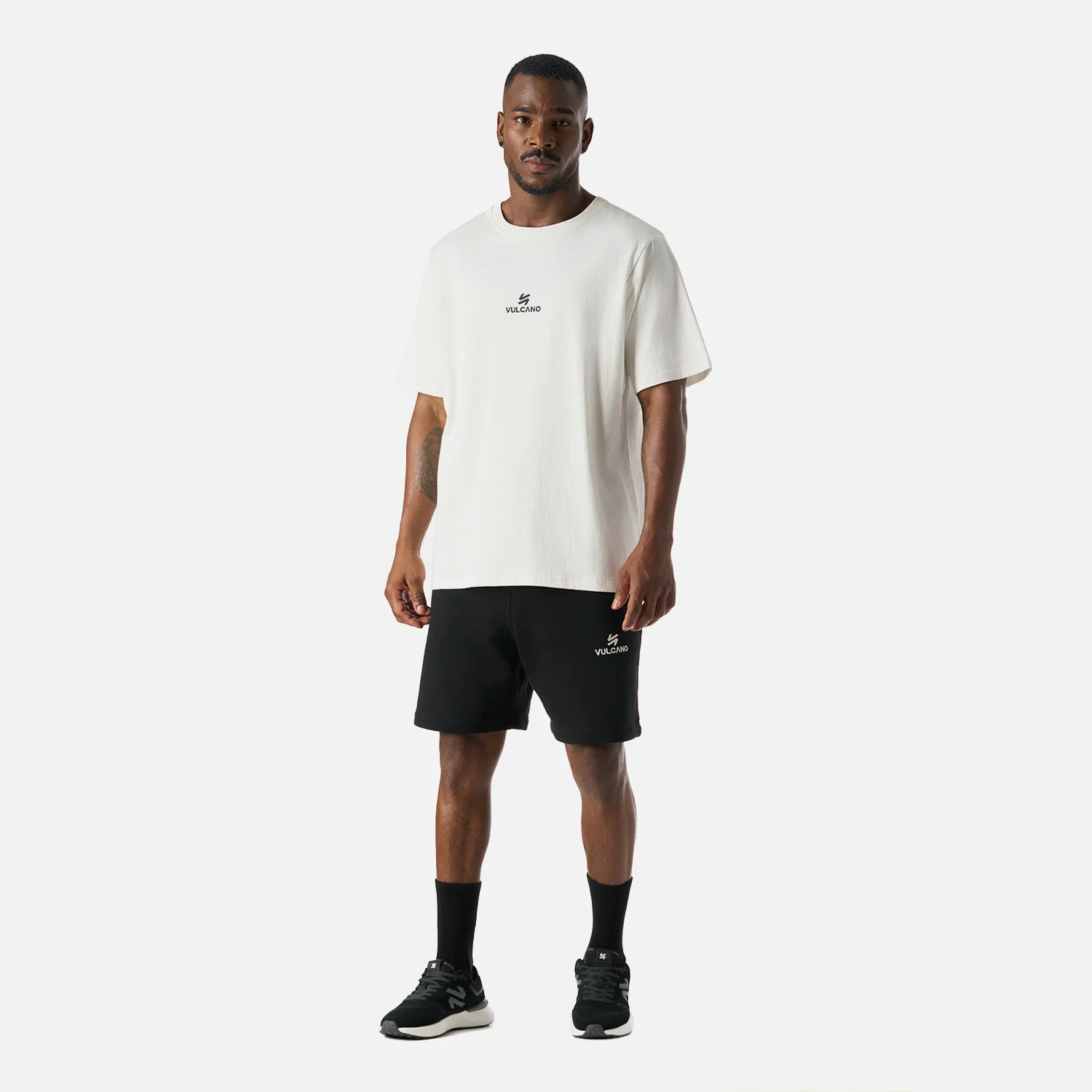 Polera Hombre Cool Down T-Shirt Blanco Vulcano - Image 6