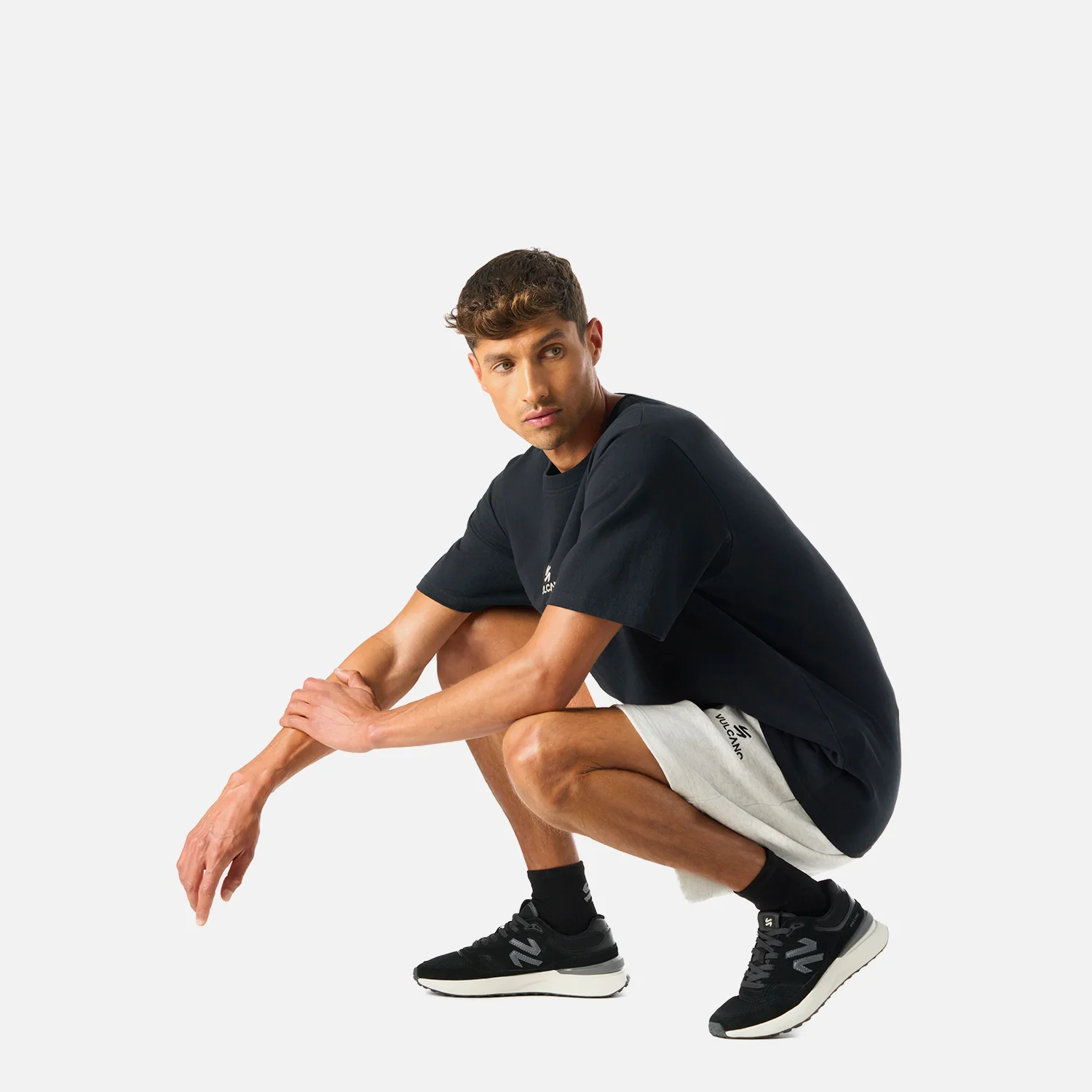 Polera Hombre Cool Down T-Shirt Negro Vulcano - Image 3