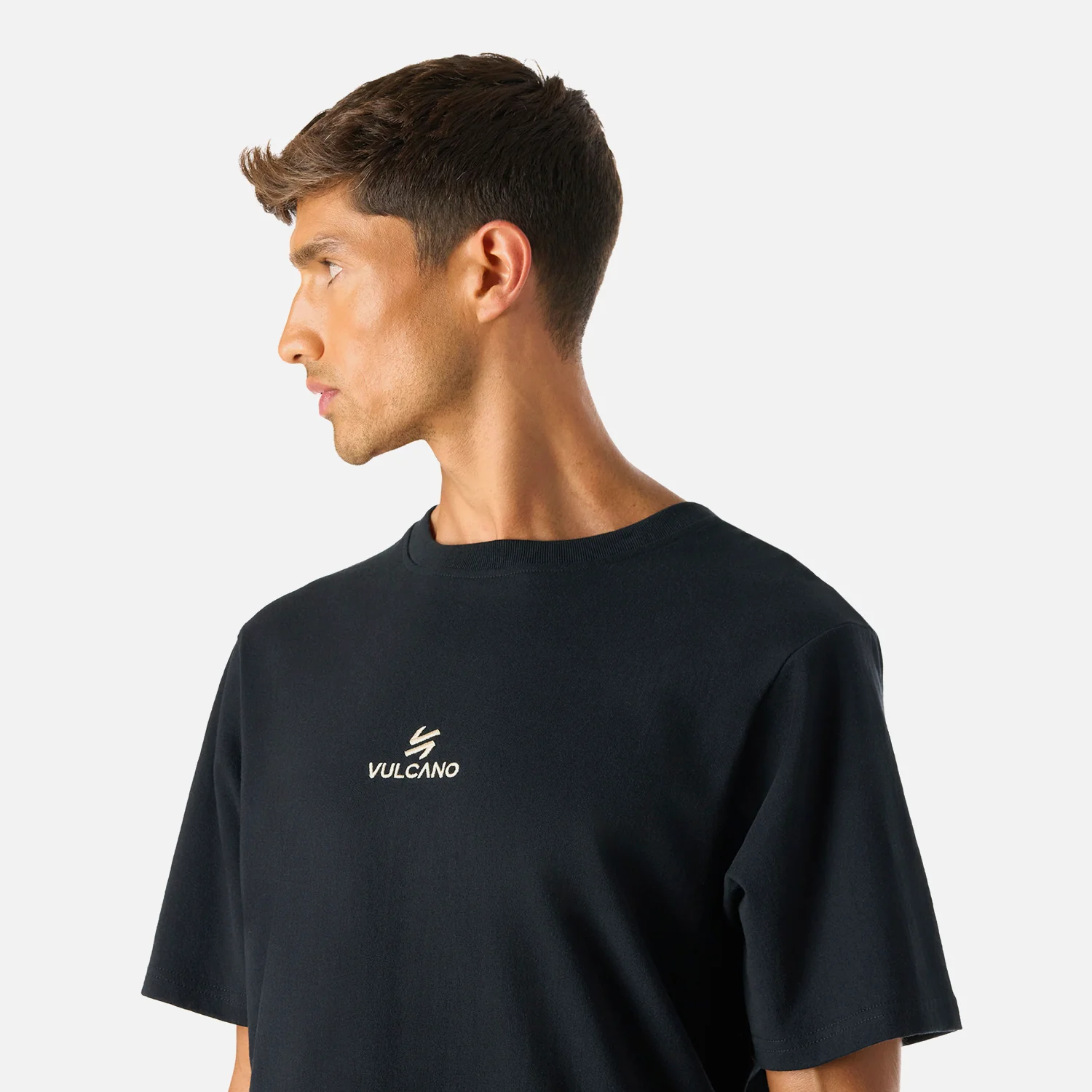 Polera Hombre Cool Down T-Shirt Negro Vulcano - Image 5