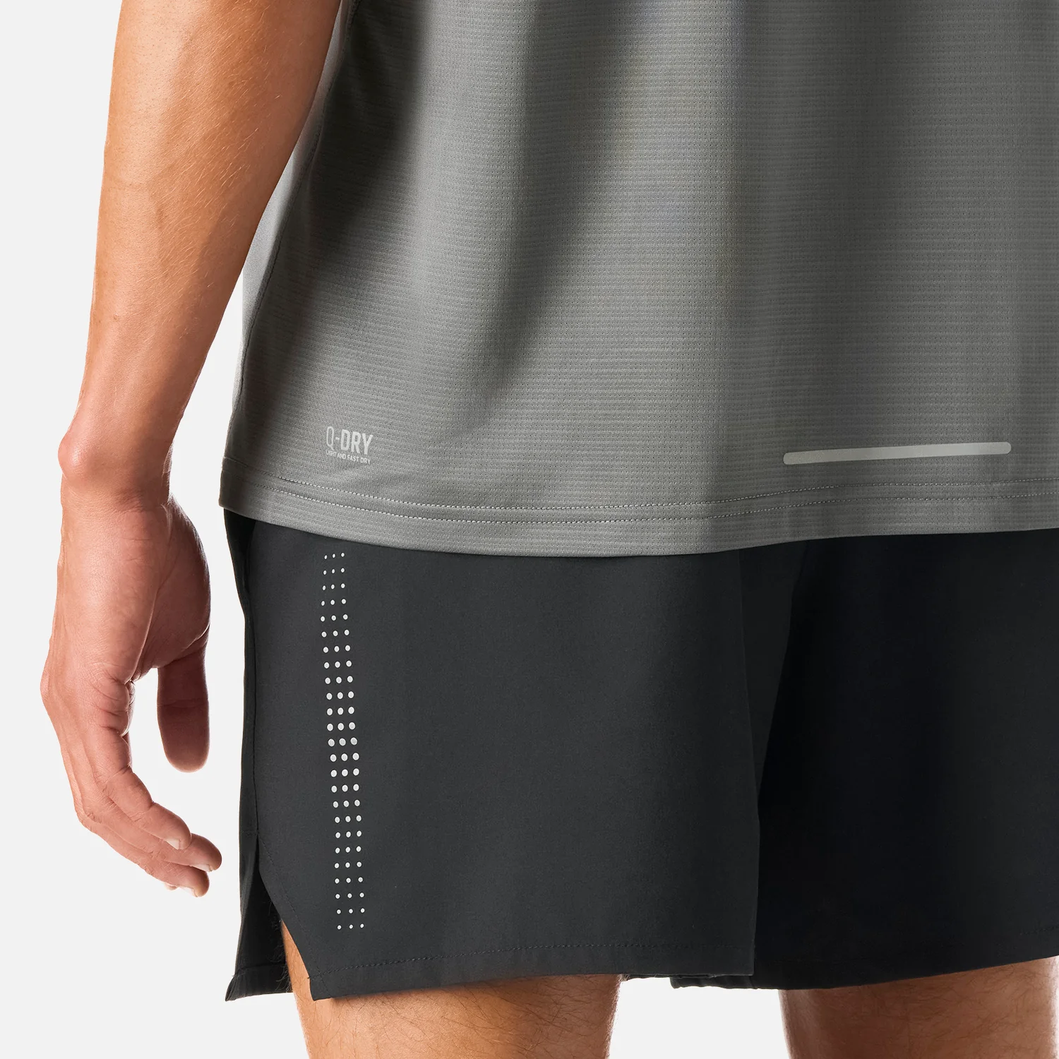 Polera Hombre Tempo Advanced T-Shirt Gris Medio Vulcano - Image 6