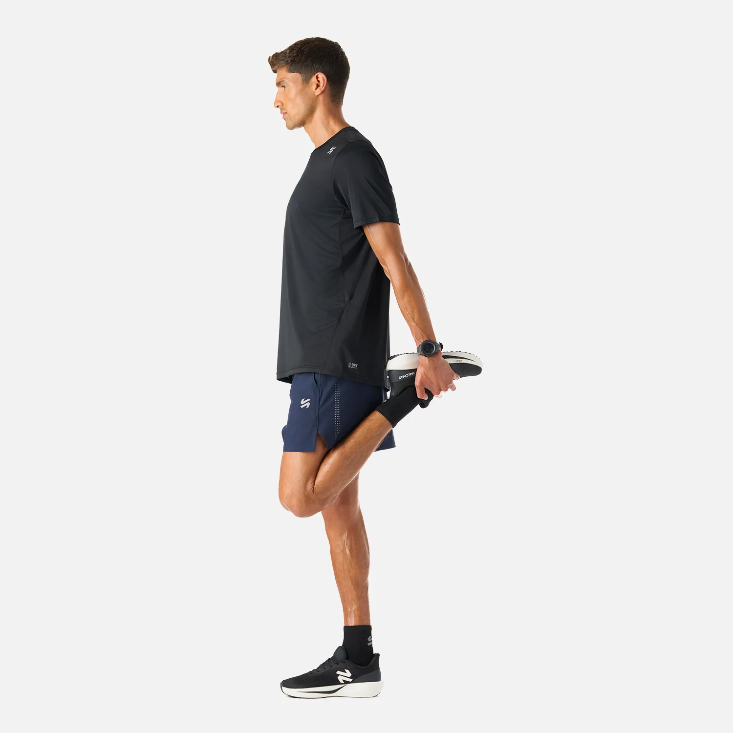Polera Hombre Tempo Advanced T-Shirt Negro Vulcano - Image 3