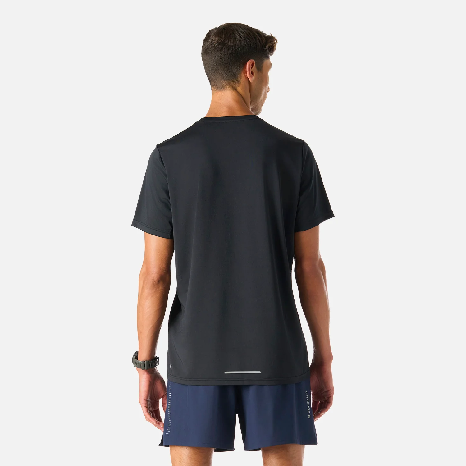 Polera Hombre Tempo Advanced T-Shirt Negro Vulcano - Image 4