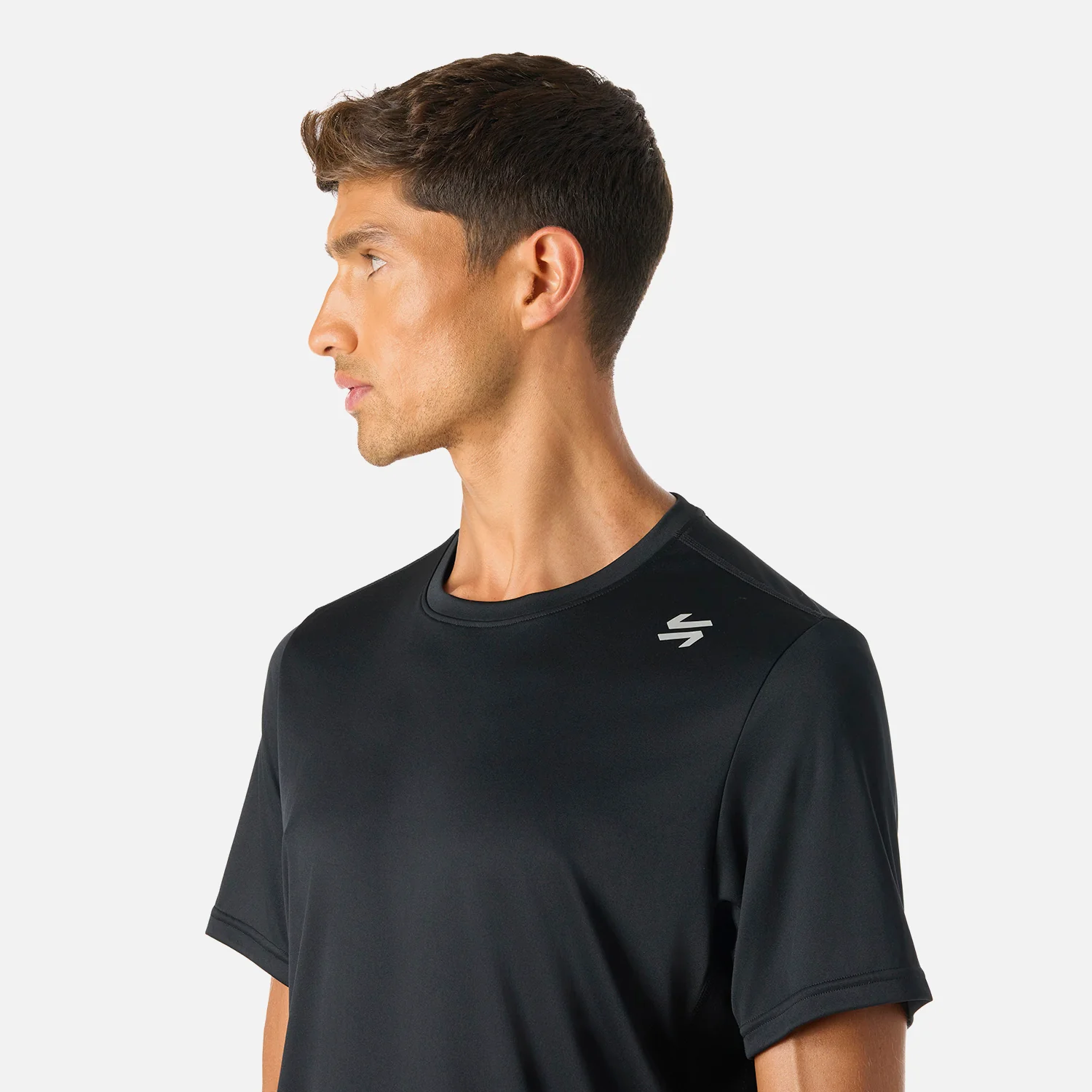Polera Hombre Tempo Advanced T-Shirt Negro Vulcano - Image 5