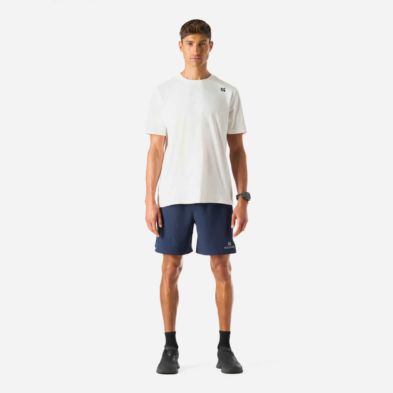 Polera Hombre Tempo T-Shirt Blanco Vulcano - Image 7