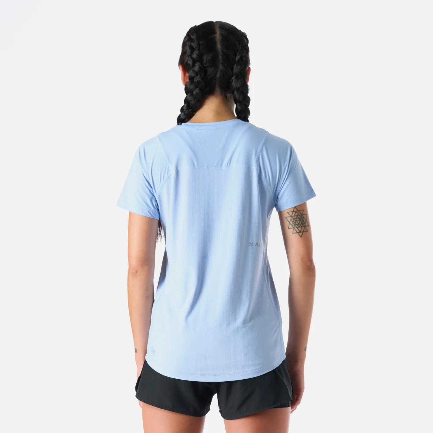 Polera Mujer Built To Move T-Shirt Celeste Vulcano - Image 4
