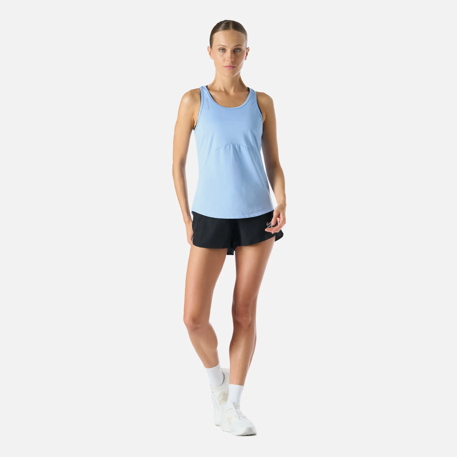 Polera Mujer Built To Move Tank Top Celeste Vulcano - Image 7