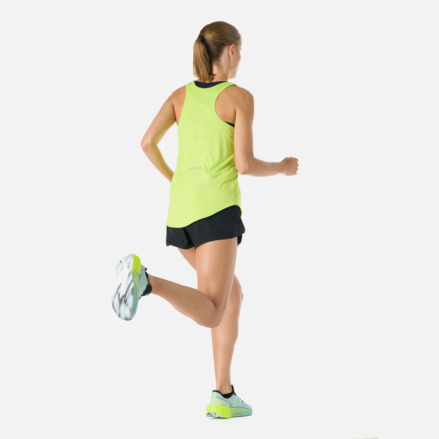 Polera Mujer Built To Move Tank Top Verde Lima Vulcano - Image 8